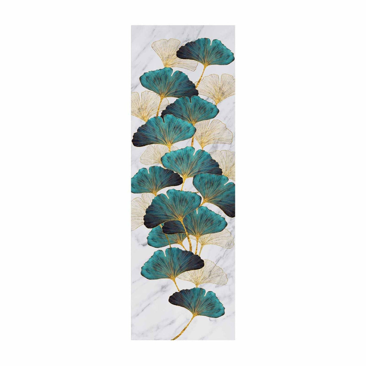 Tablou decorativ pe pânză, 3090NISC-005, Auriu / Verde / Alb / Bej