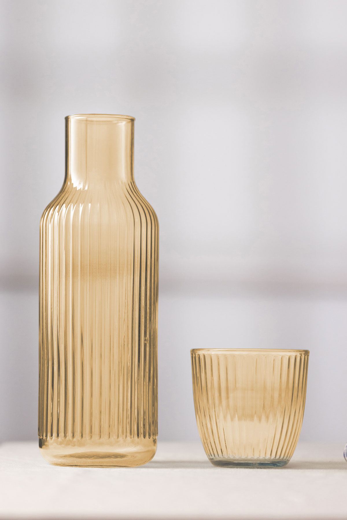 Set sticle (2 piese), Splendid - Amber, Chihlimbar
