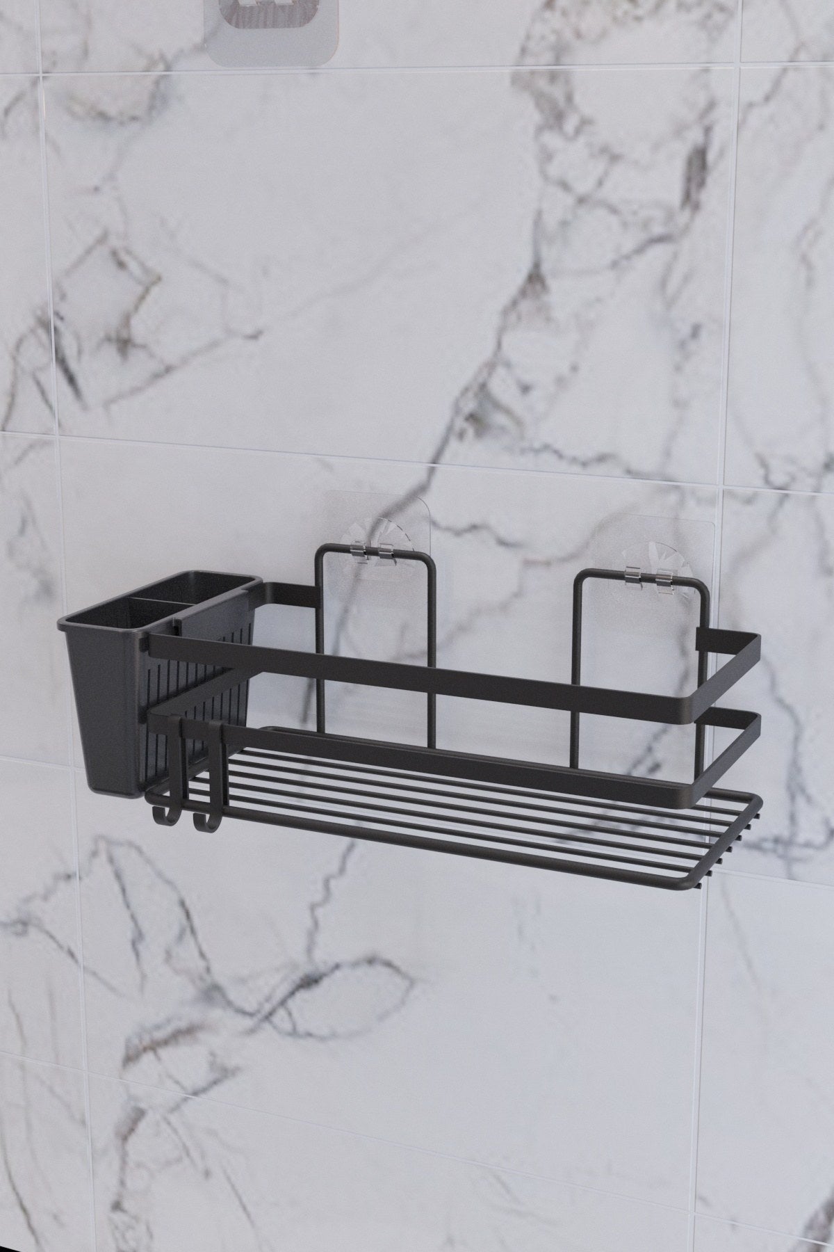 Organizator de baie, SB007K-B, Negru