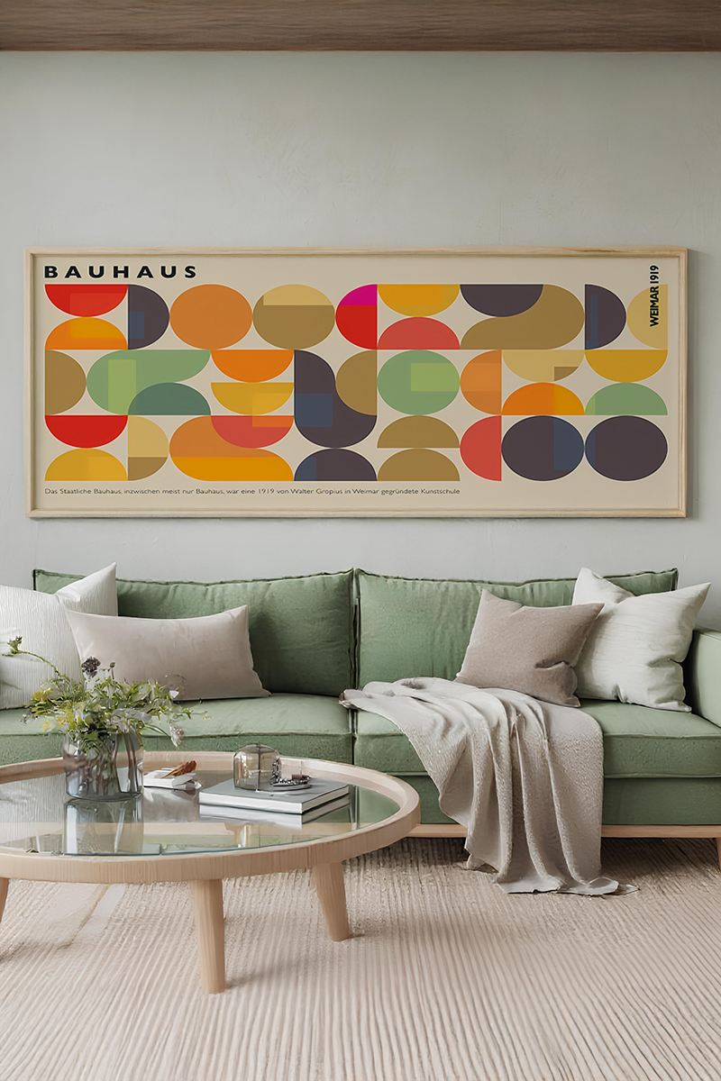 Tablou decorativ MDF cu ramă, Artsmdfyty4-50120, Multicolor