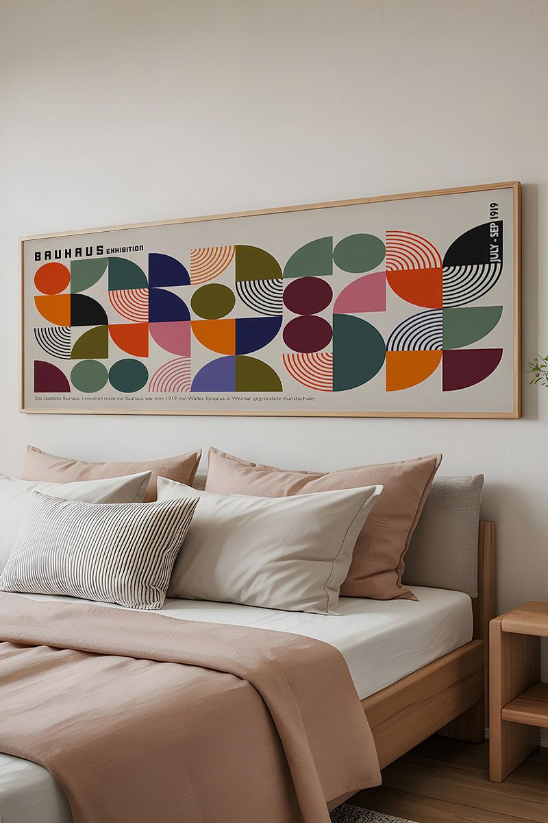 Tablou decorativ MDF cu ramă, Artsmdfyty7-50120, Multicolor