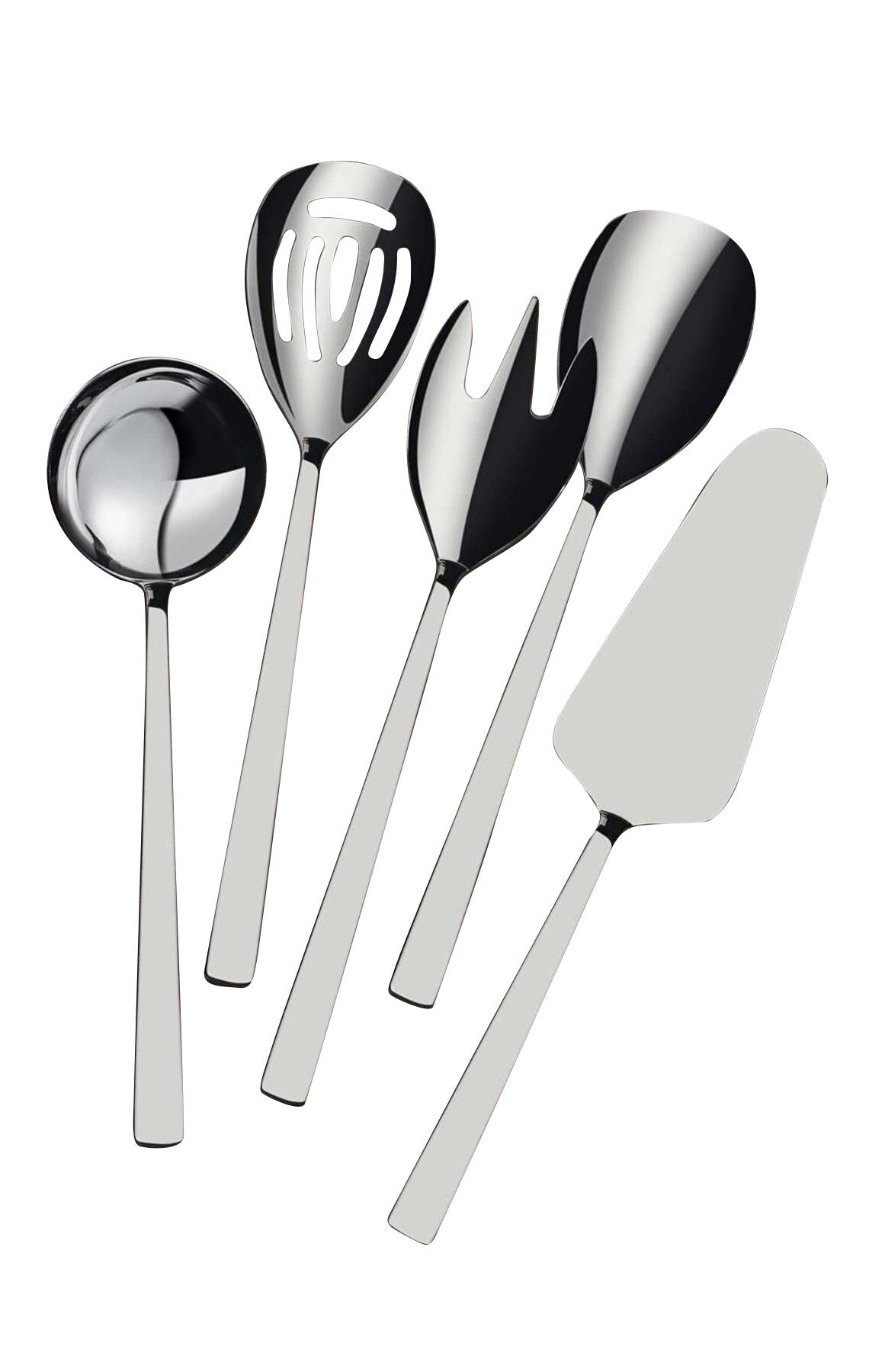 Set de servire (5 piese), Sos5, Argintiu