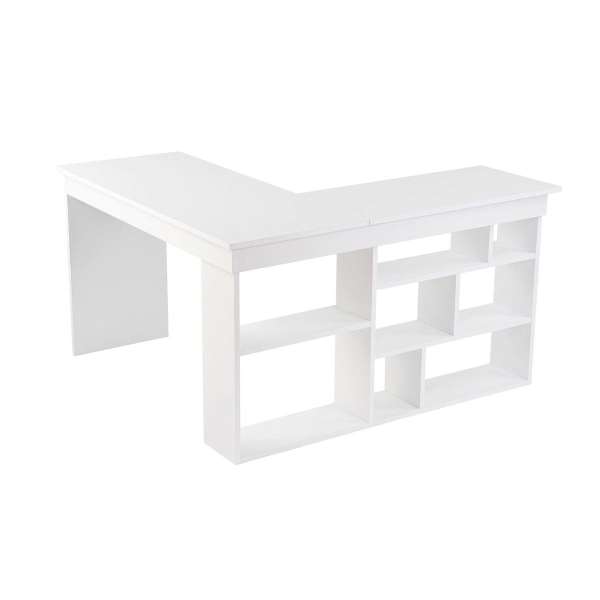 Birou, Vesper - Natural White, Alb natural