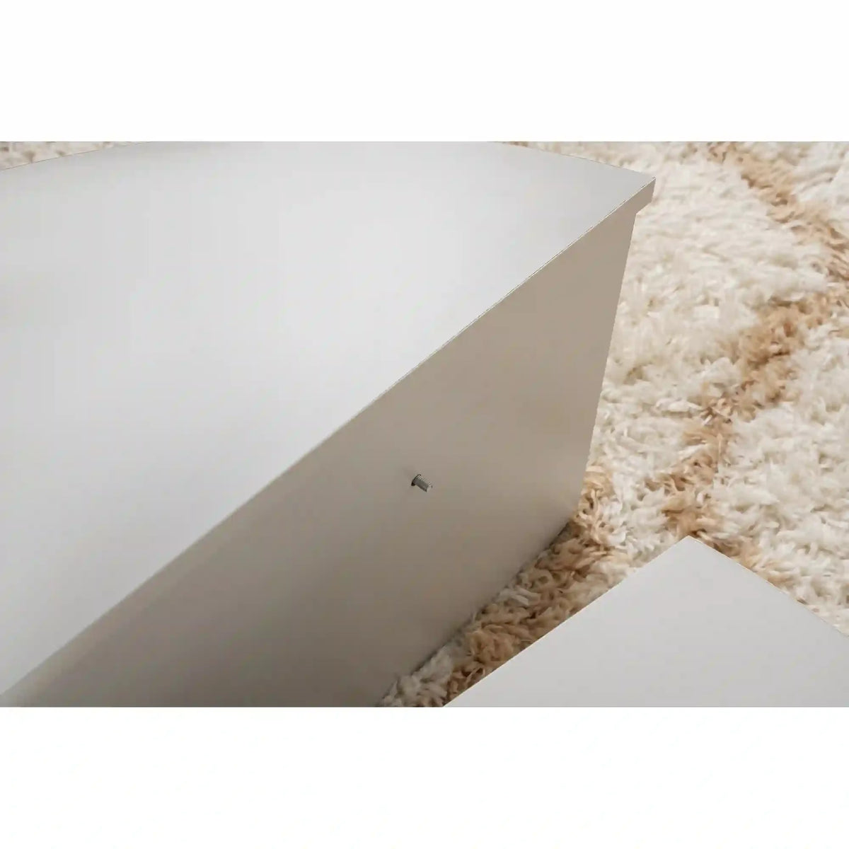 Set 2 masute ORION, gri, PAL melaminat