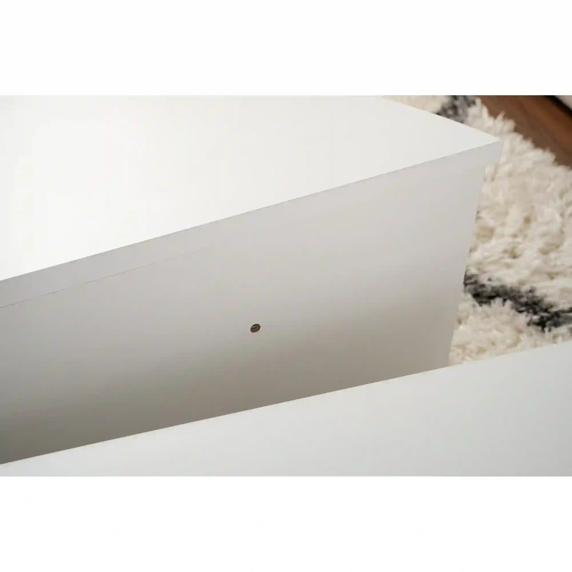 Set 2 masute ORION, alb, PAL melaminat