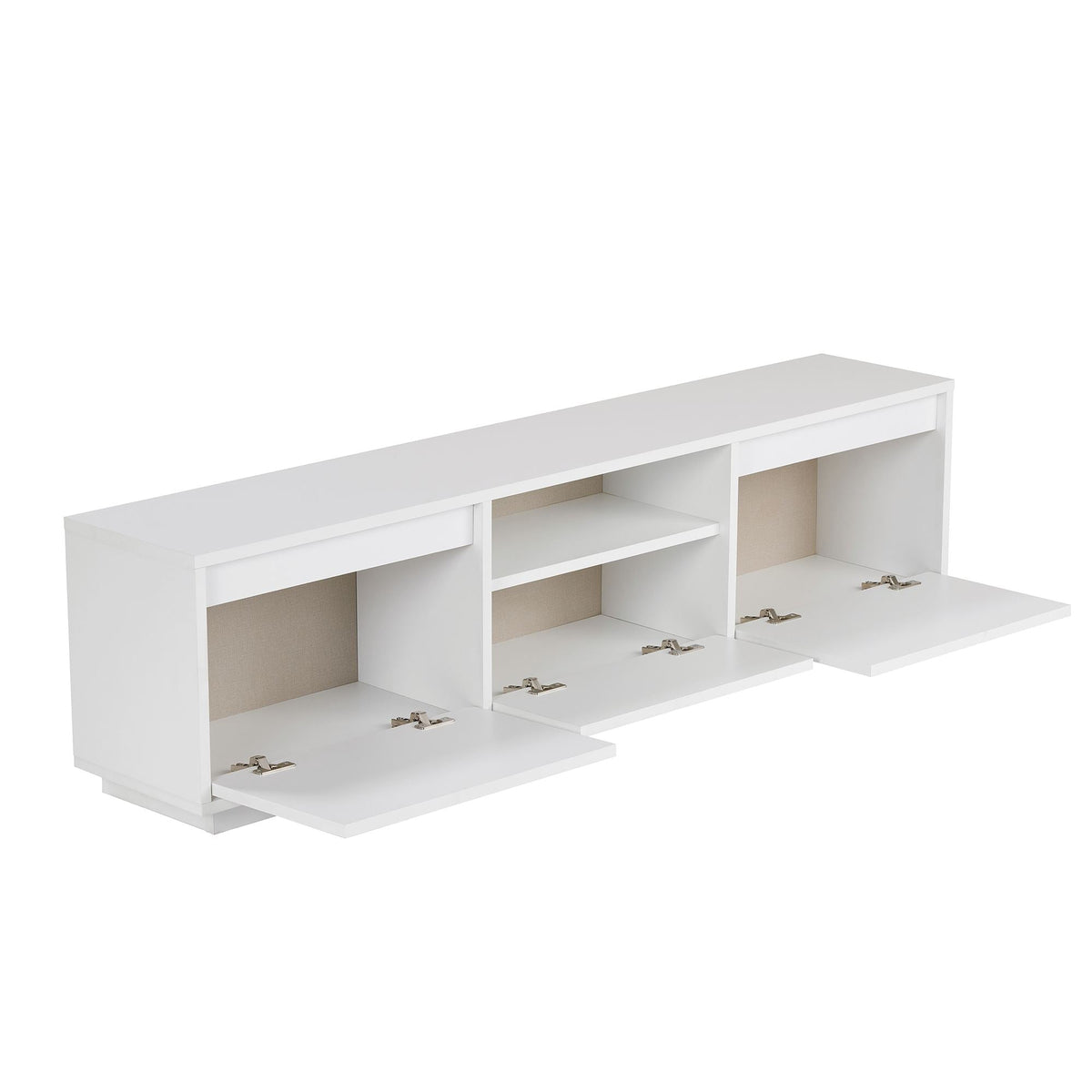 Comodă TV, Sentinel - Natural White, Alb natural