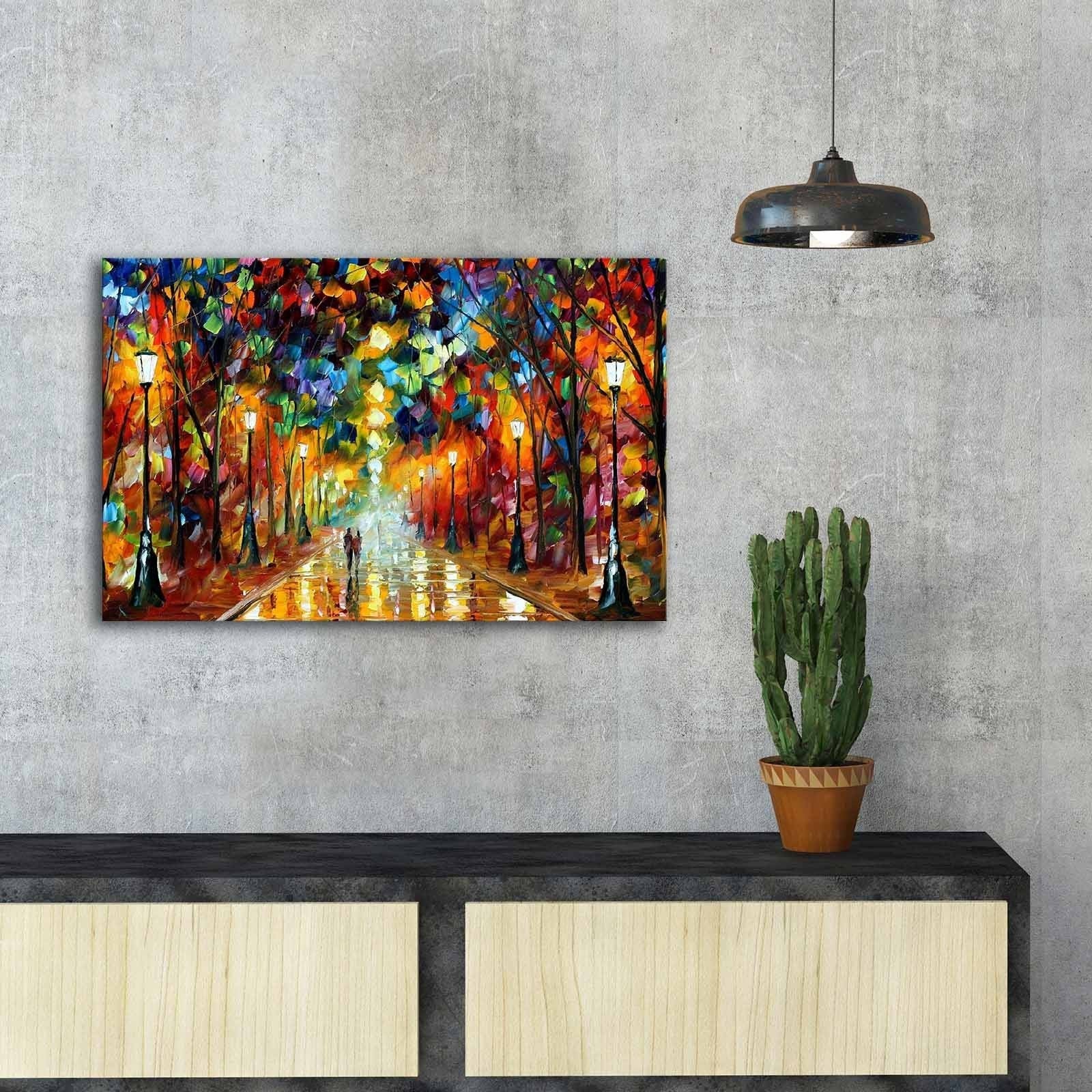 Tablou decorativ pe pânză, FAMOUSART-073, Multicolor