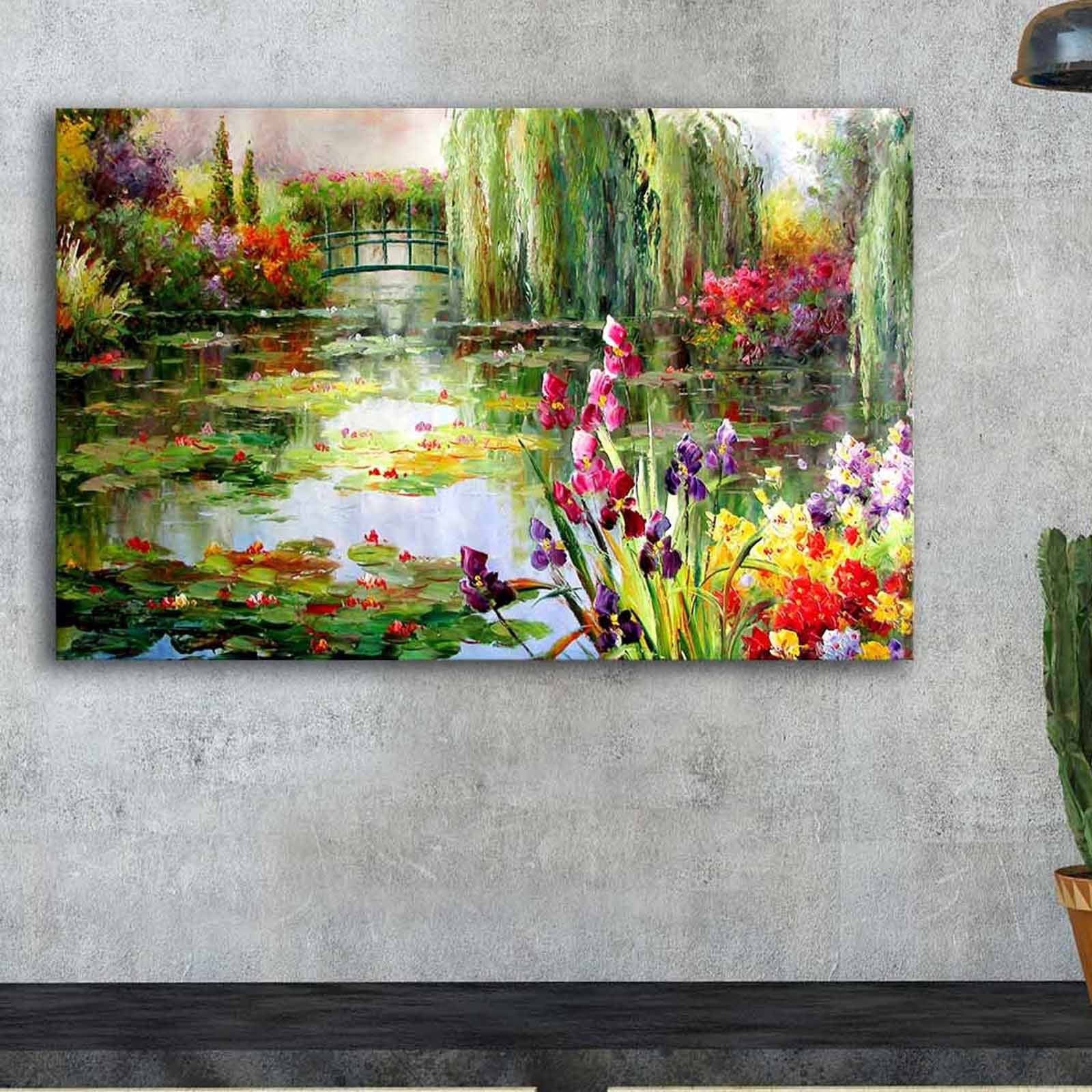 Tablou decorativ pe pânză, FAMOUSART-116, Multicolor
