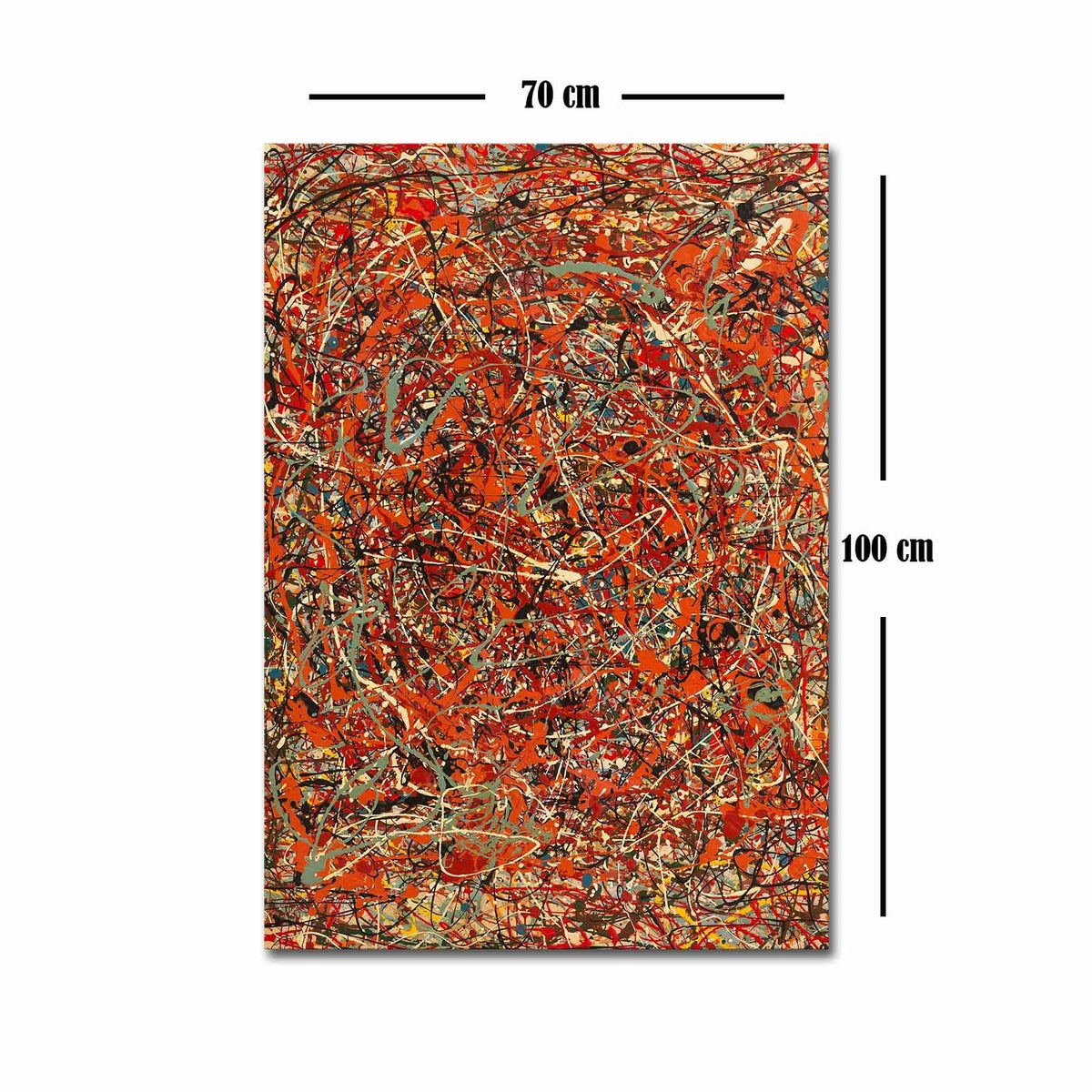 Tablou decorativ pe pânză, 70100FAMOUSART-056, Multicolor