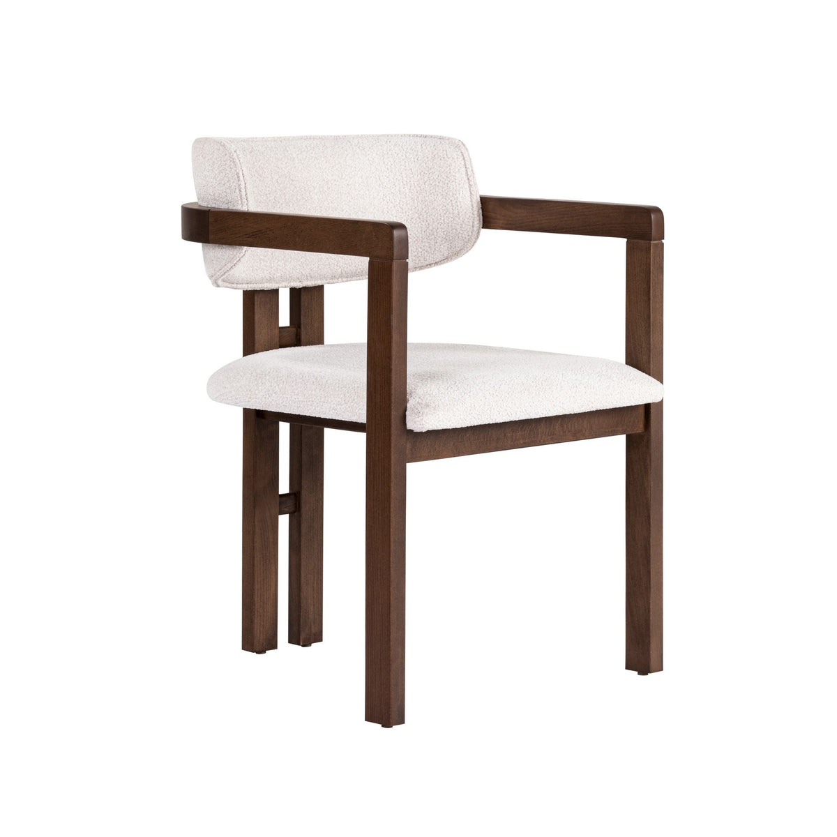 Scaun, Toscana - White, Dark Walnut, Alb / Nuc închis
