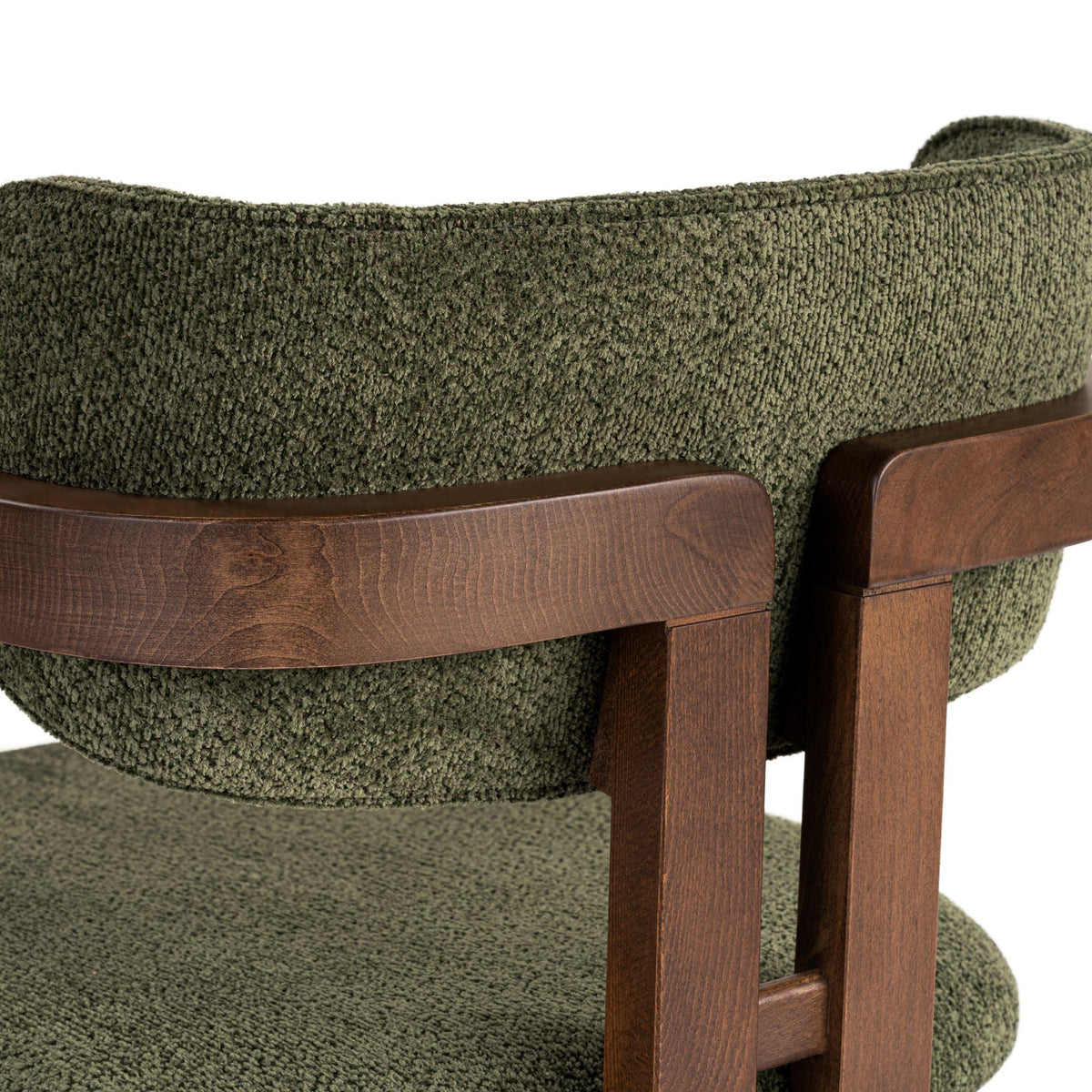 Scaun, Toscana - Green, Dark Walnut, Verde / Nuc închis