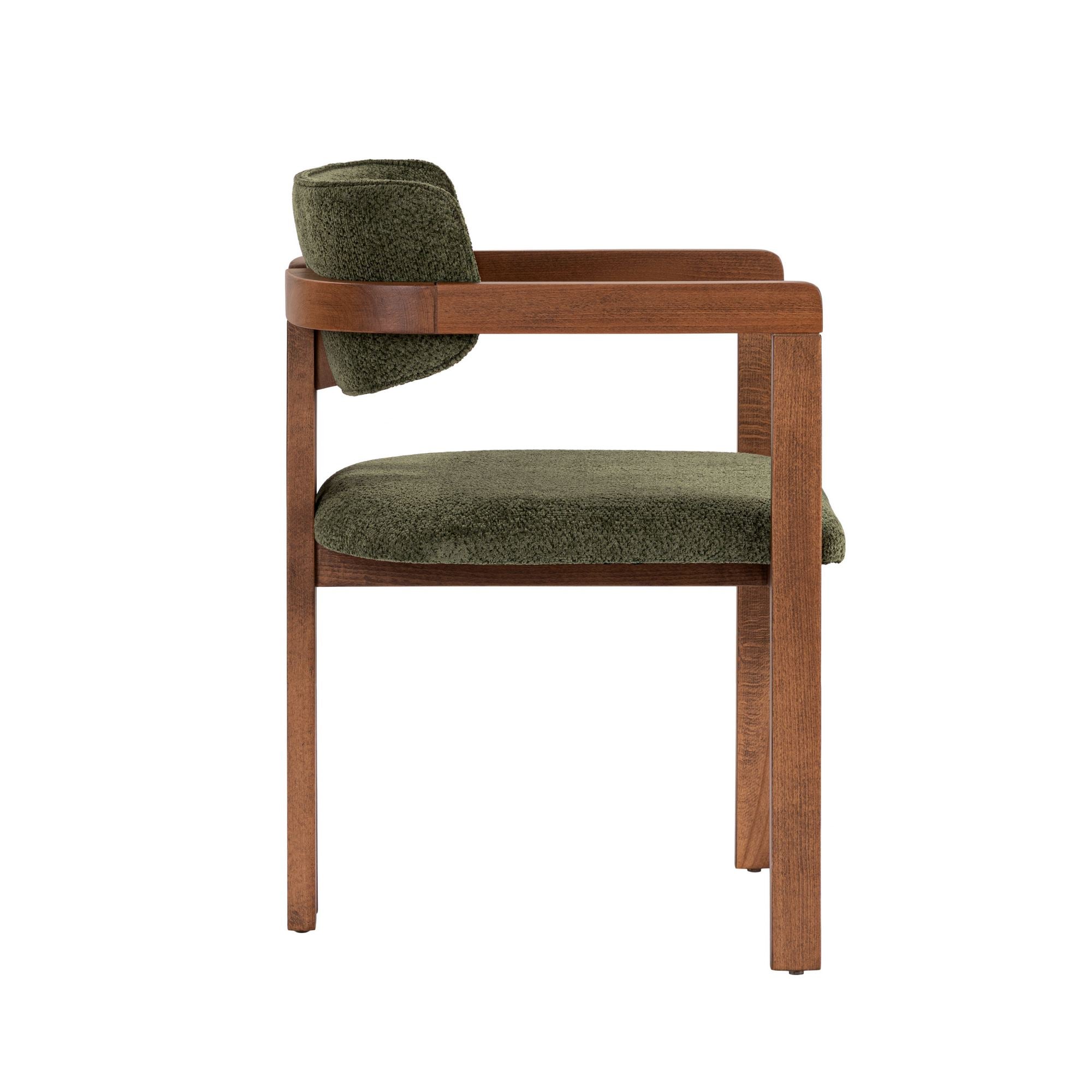 Scaun, Toscana - Green, Walnut, Verde / Nuc