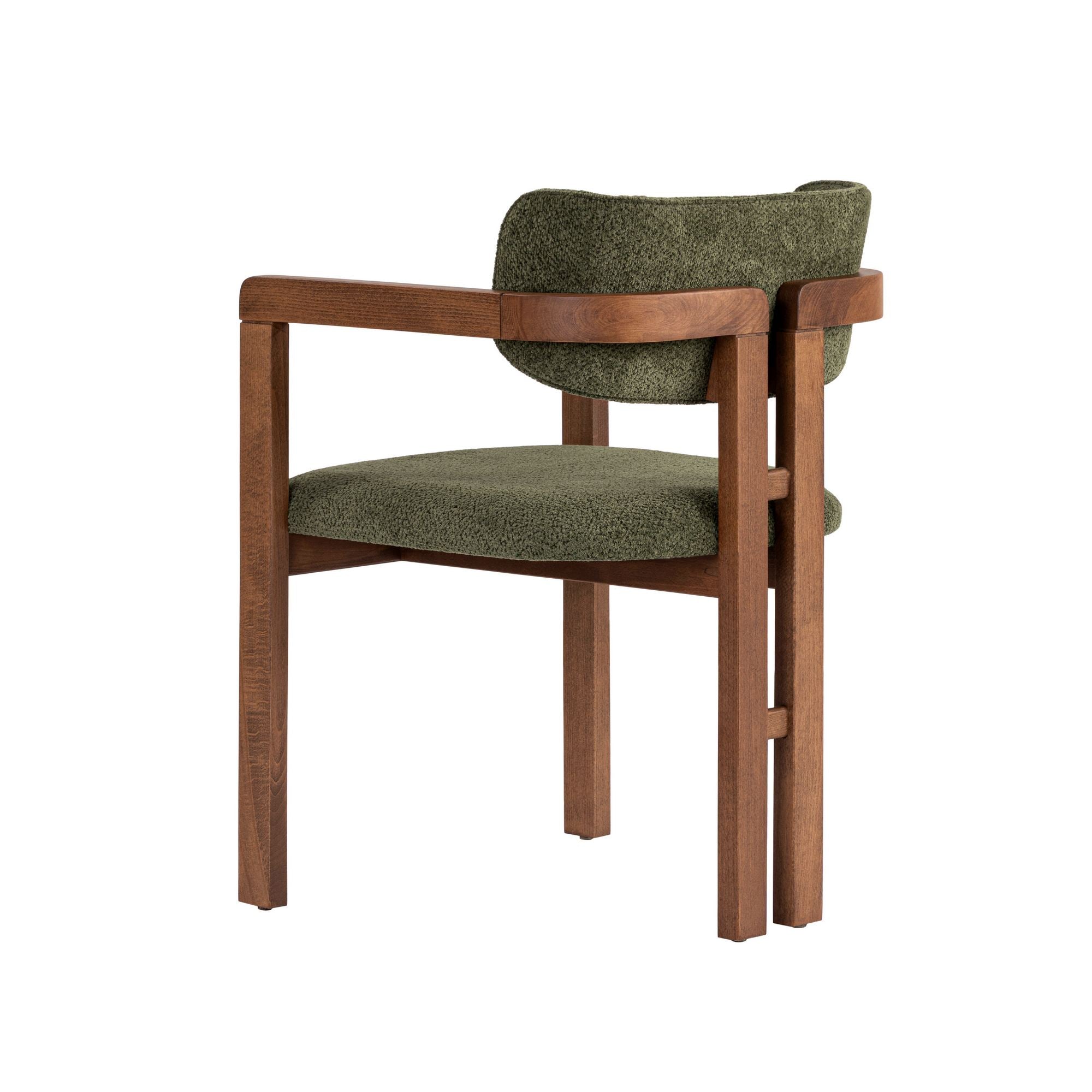 Scaun, Toscana - Green, Walnut, Verde / Nuc