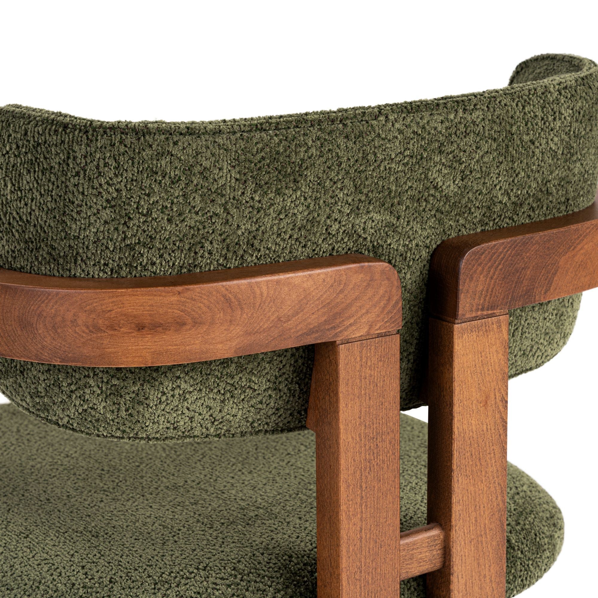 Scaun, Toscana - Green, Walnut, Verde / Nuc