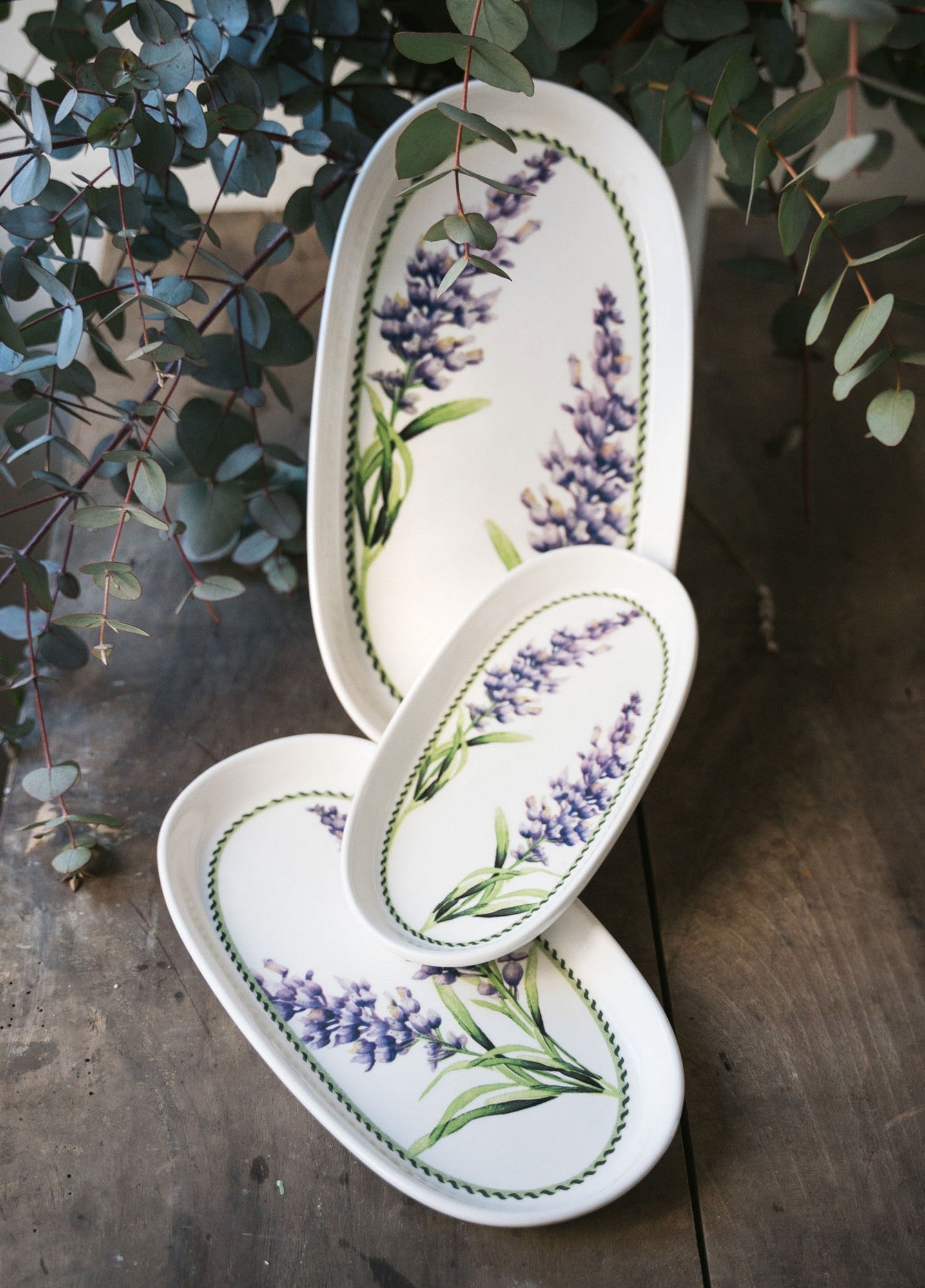 Set platouri (2 piese), PRC0010, Lila