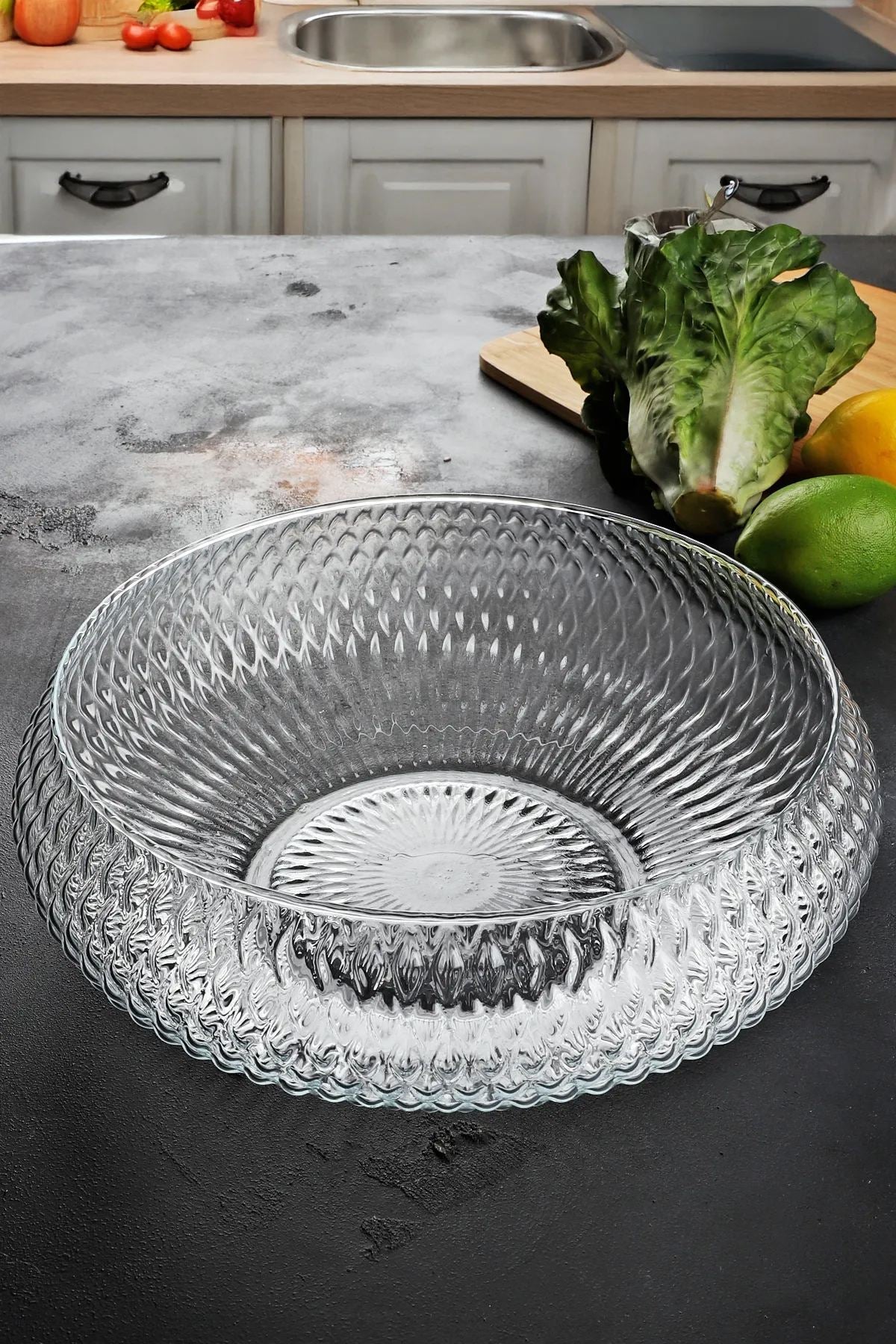 Bol de salată, Bade-Tokyo26Cm, Transparent