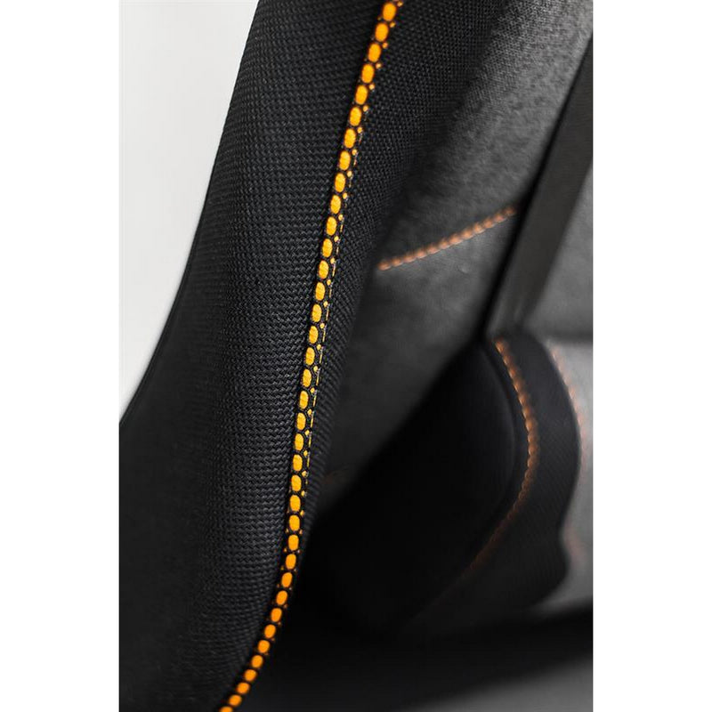 Scaun birou EVOLVE, negru, stofa clasica/metal, 67x50x120-130 cm