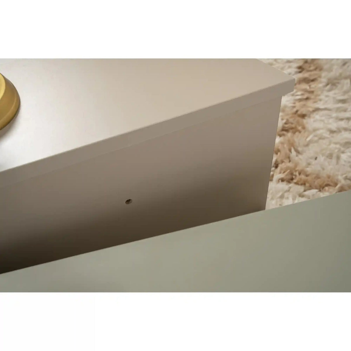 Set 2 masute ORION, grej/verde, PAL melaminat