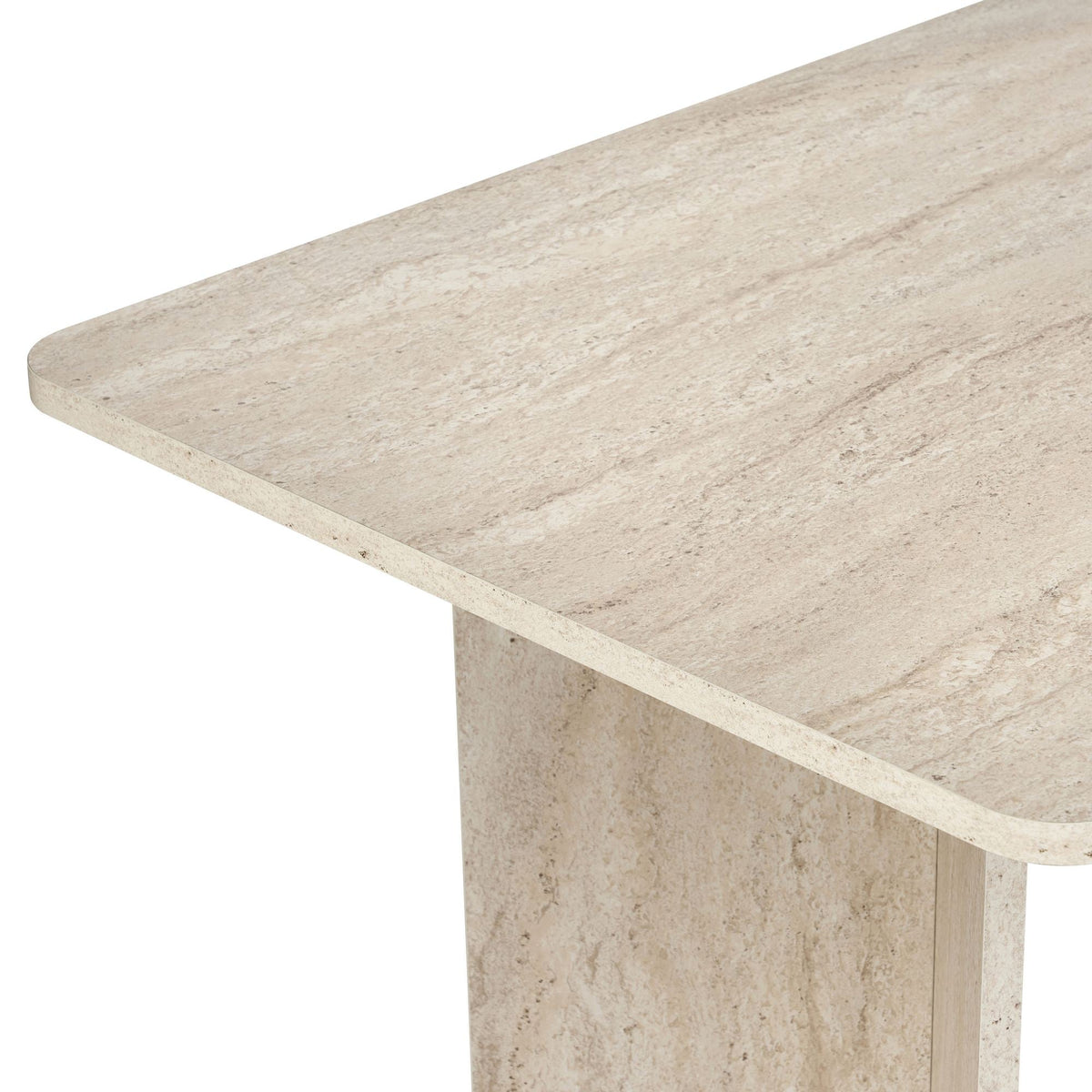 Masă dining, Linza - Travertine, Travertin