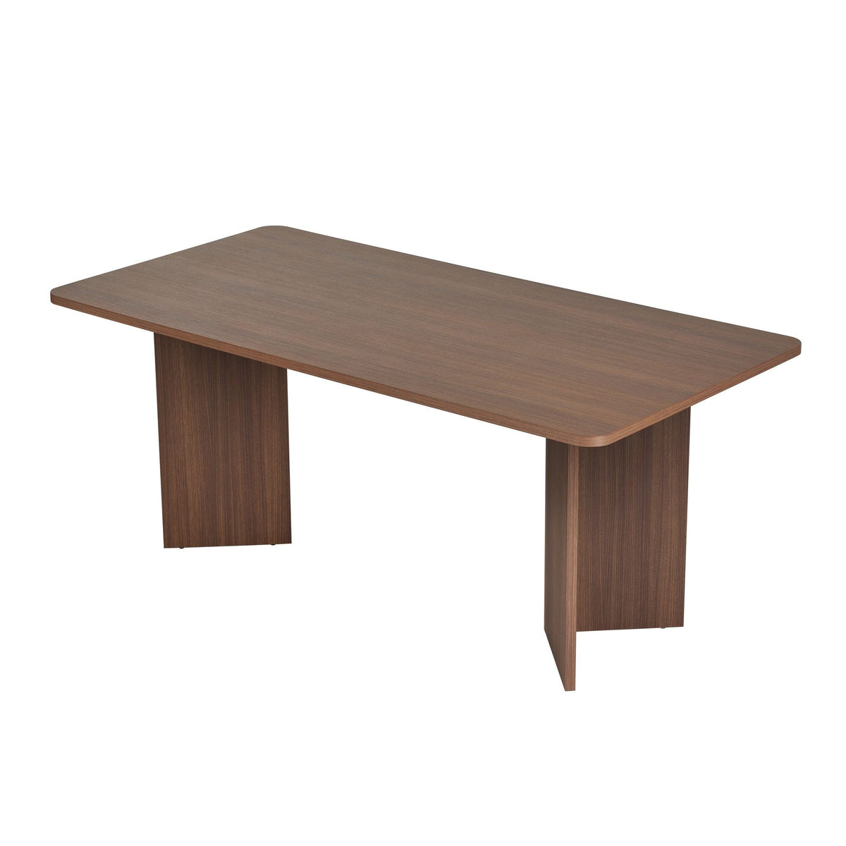 Masă dining, Linza - Milano Walnut, Nuc Milano
