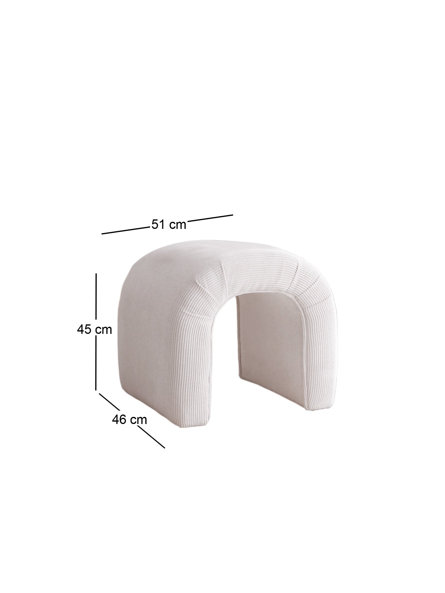Puf, Nu Fitilli - White, Alb