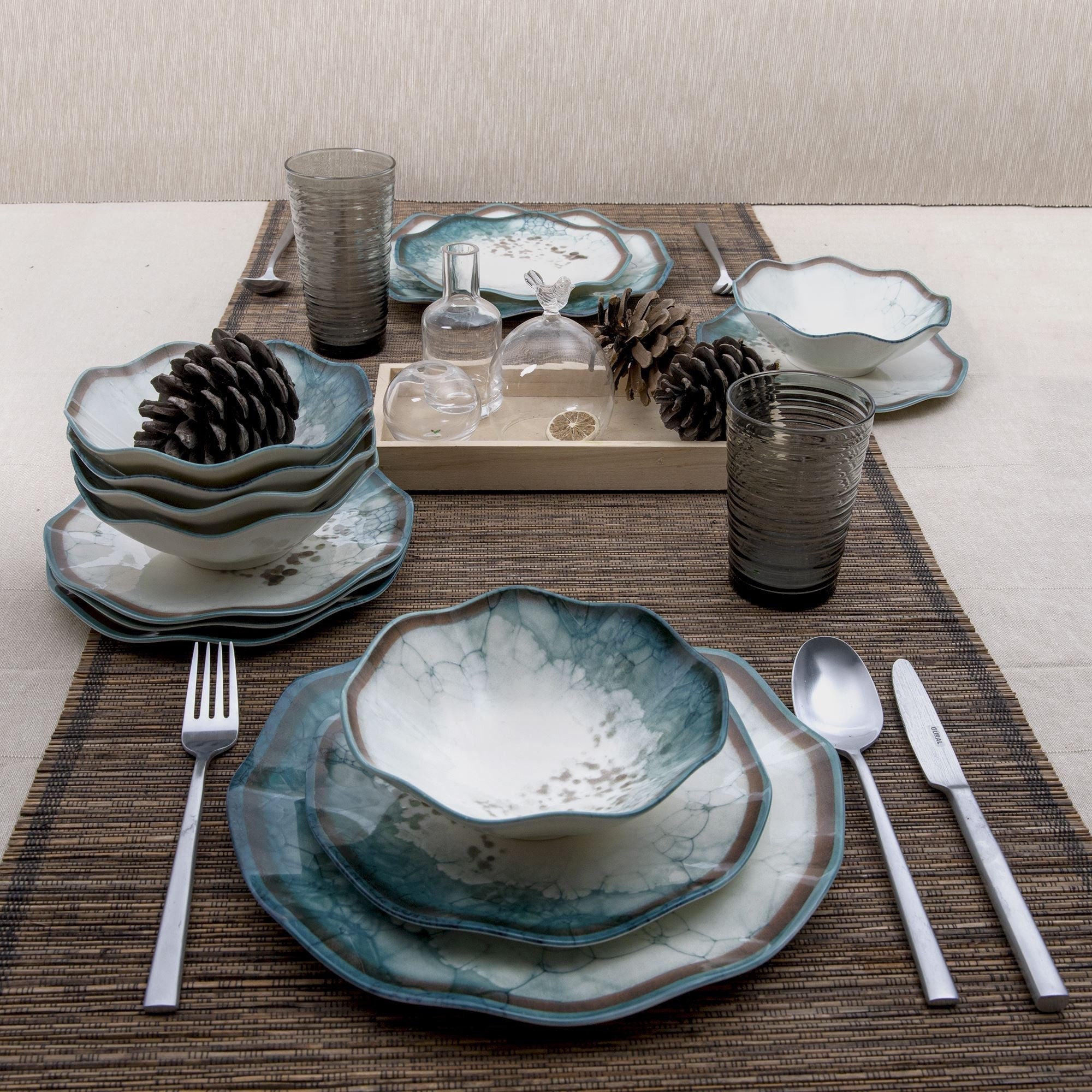Set veselă (24 piese), GBSNES24KY4R1341, Multicolor