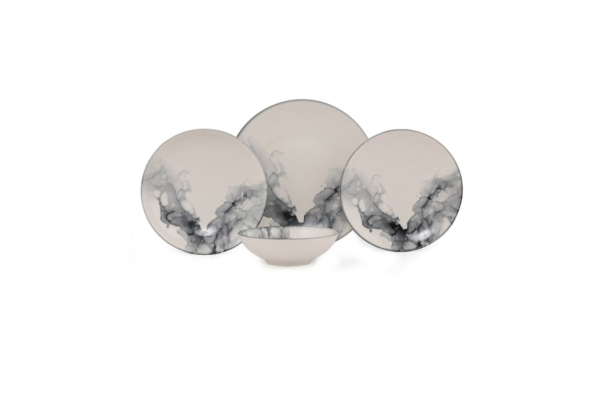 Set veselă (24 piese), GBSATN24KY4R1360, Multicolor