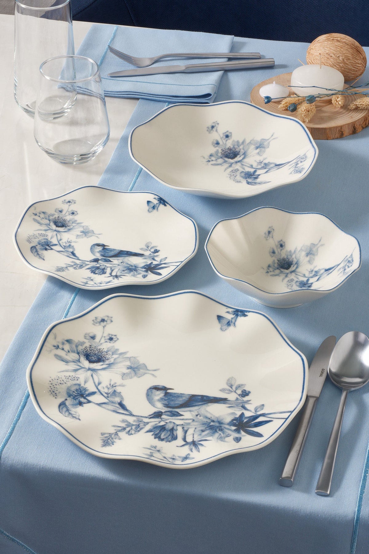 Set veselă (24 piese), GBSNES24KY4E1891, Multicolor