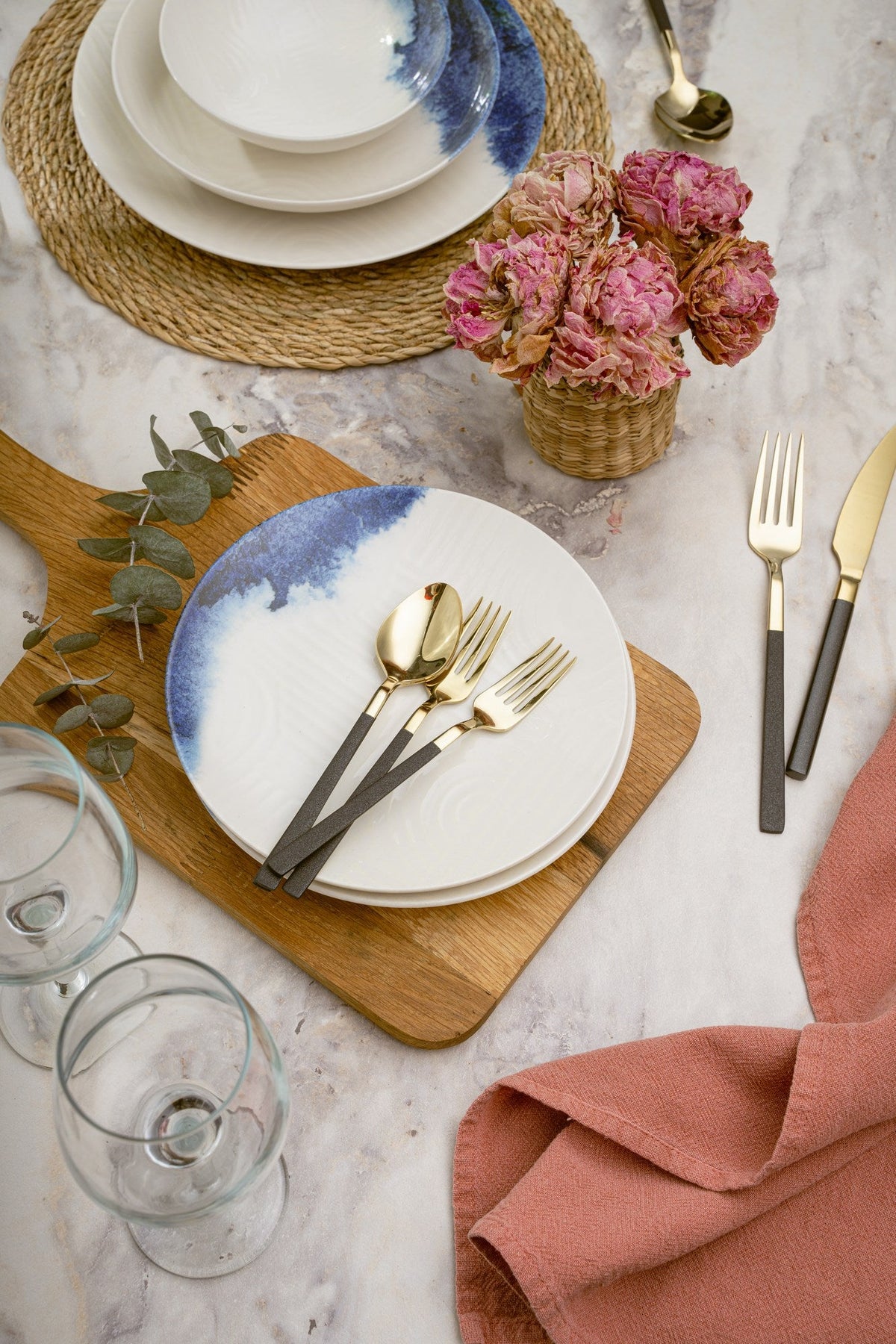 Set veselă (24 piese), GBSATN24KY4R30483, Multicolor