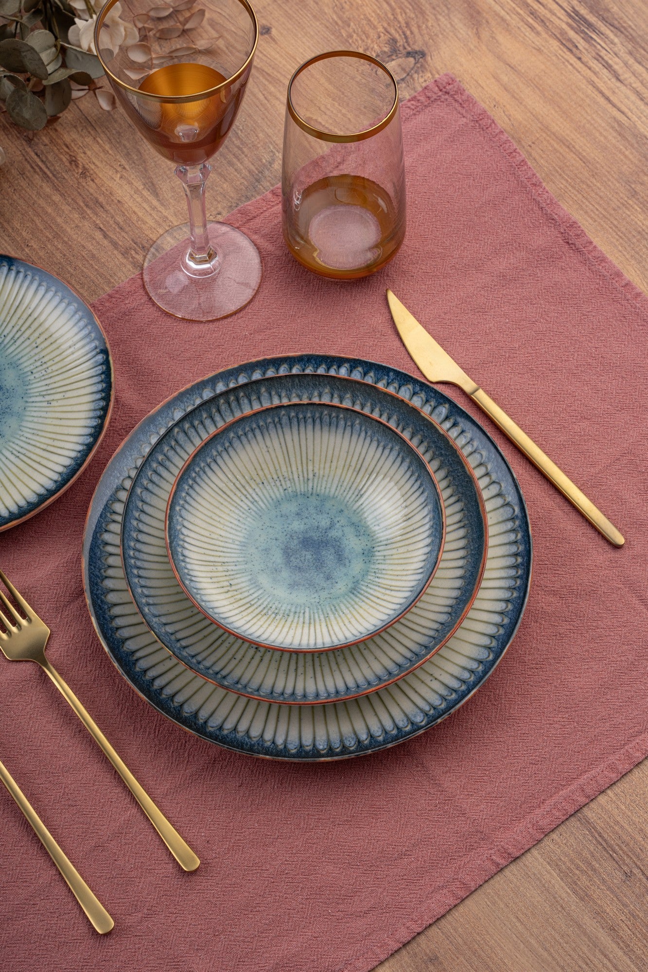 Set veselă (24 piese), GBSATN24KY4R25015, Multicolor