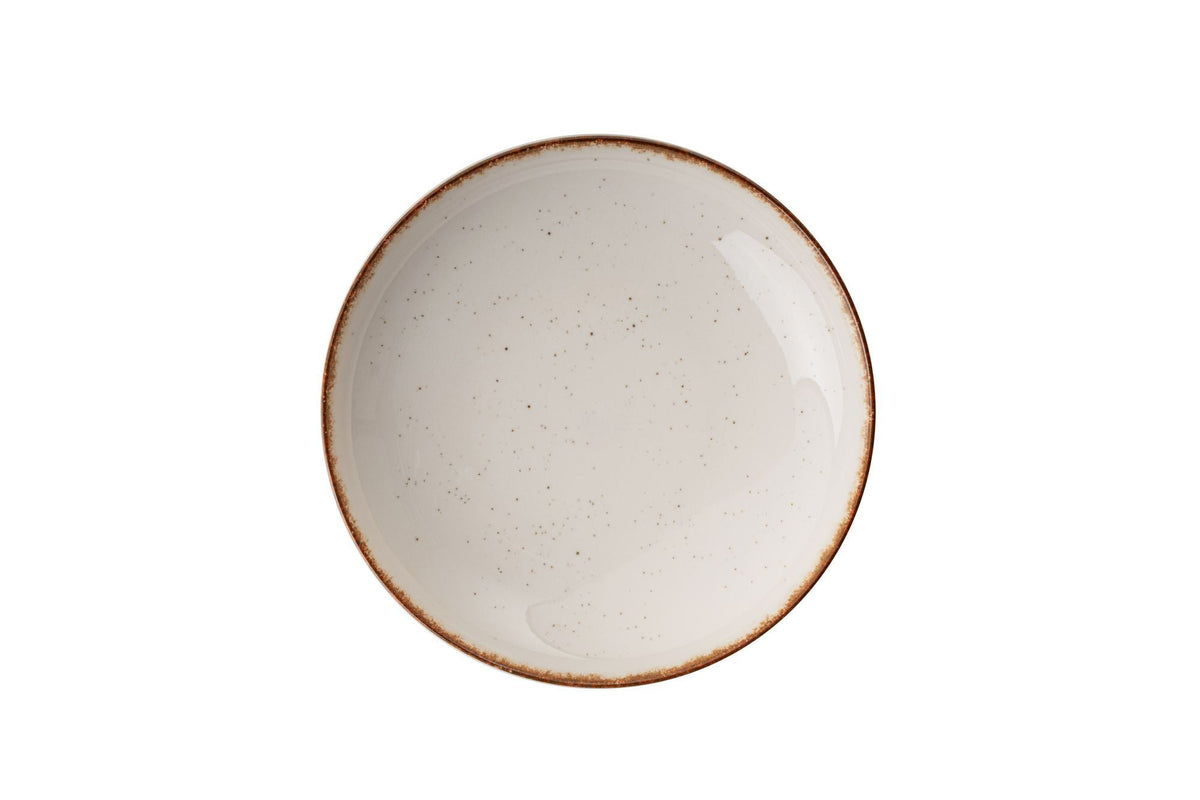 Set veselă (24 piese), GBSATN24KY458KH, Alb / Maro