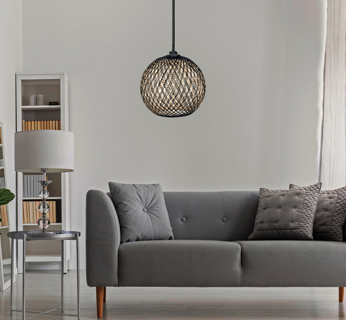 Candelabru, 190 - JES, Maro / Ecru / Negru