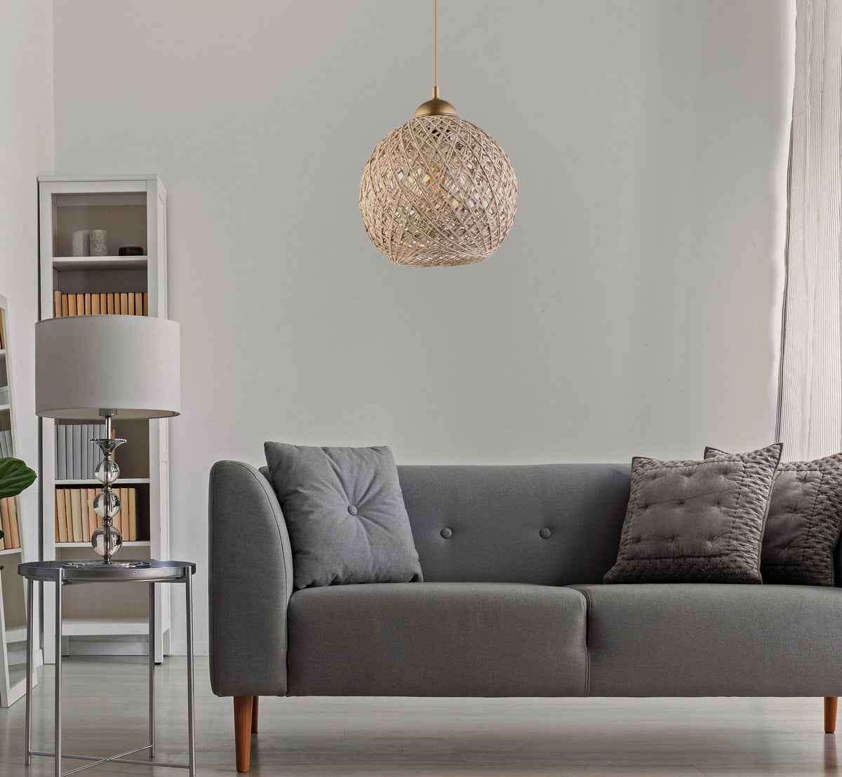 Candelabru, 190 - JK, Maro / Alb