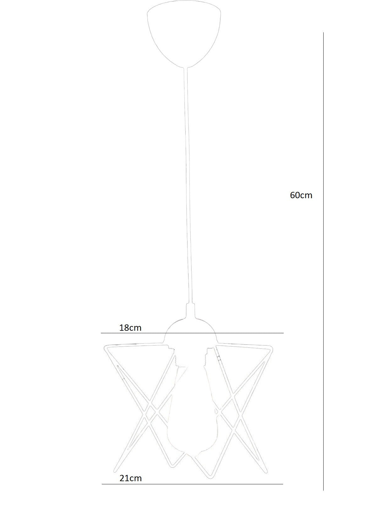 Candelabru, 205-P2, Negru