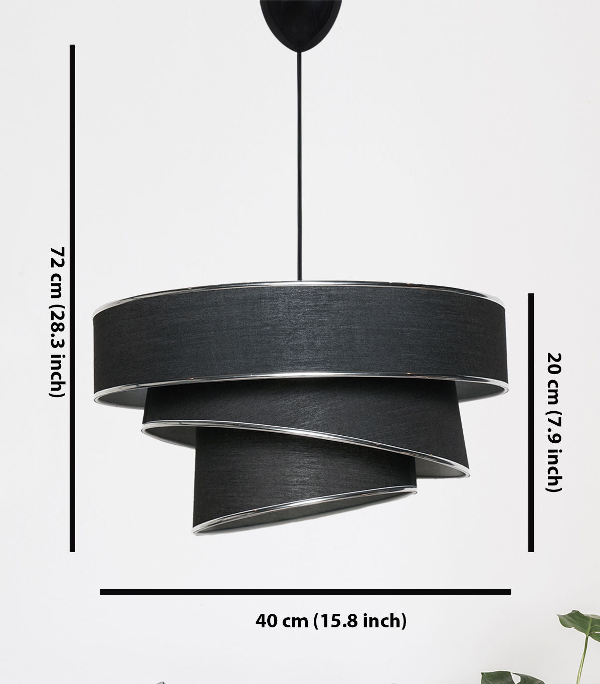 Candelabru, Couper - Black, Silver, Negru / Argintiu