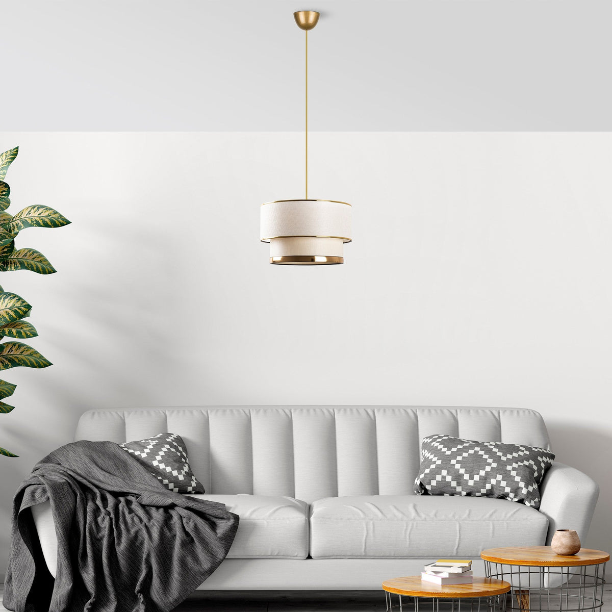 Candelabru, Cake - Cream, Gold, Crem / Auriu