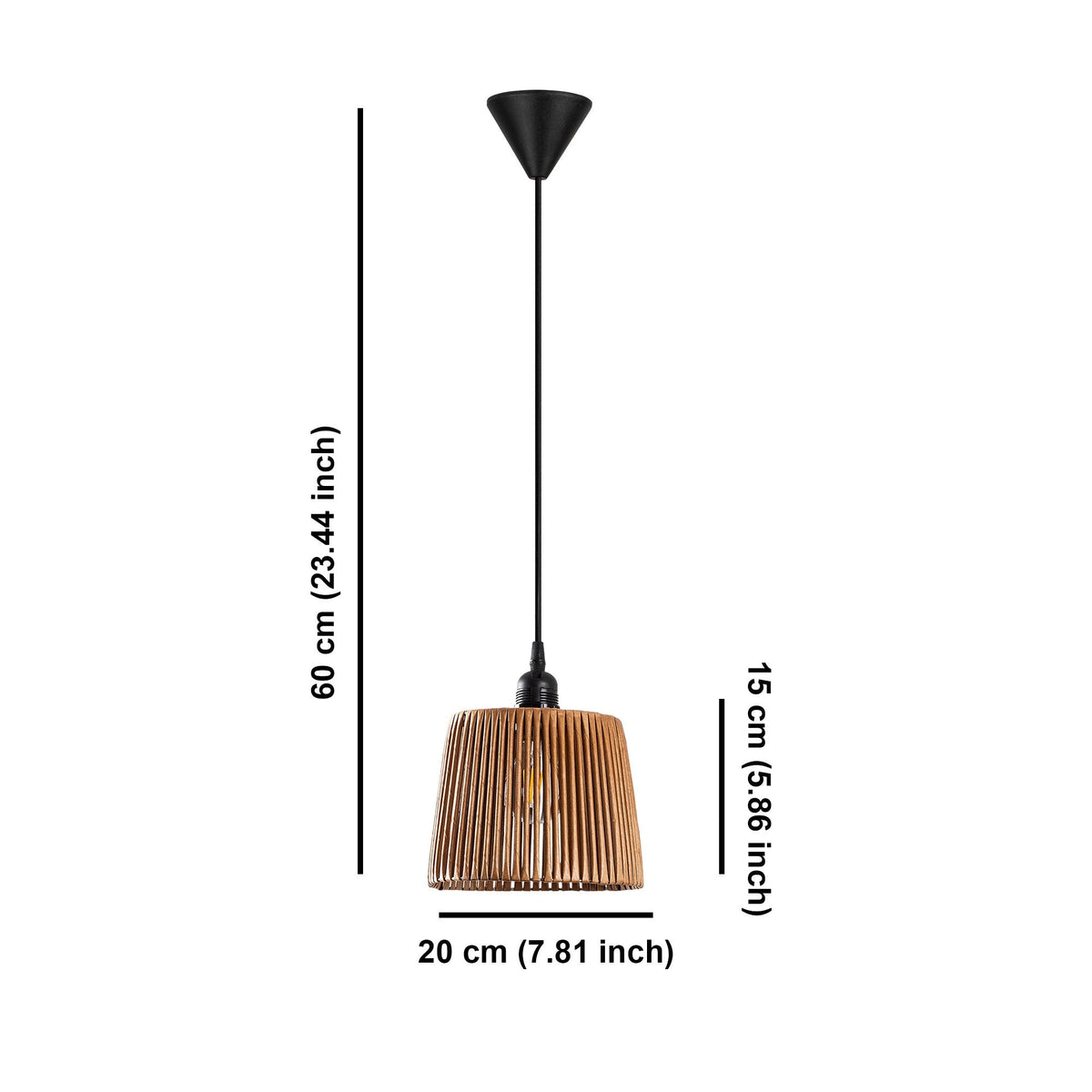 Candelabru, Akin - Natural, Camel