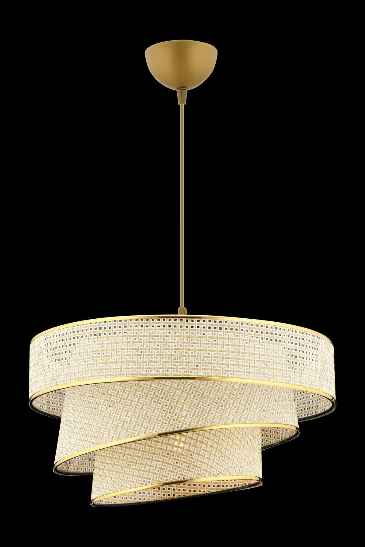 Candelabru, Couper Hazeran - Cream, Gold, Crem / Auriu