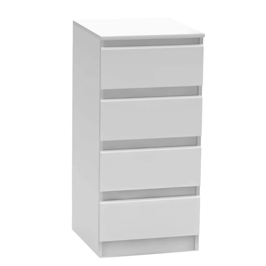 Comoda HANY NEW 009, alb, PAL laminat, 45x49x95 cm