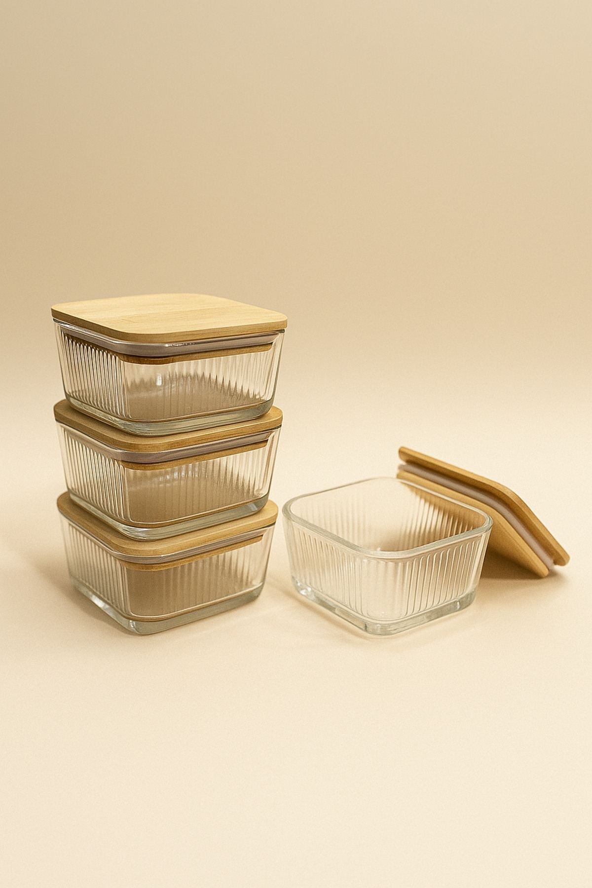 Set cutii depozitare (8 piese), F10000182, Transparent