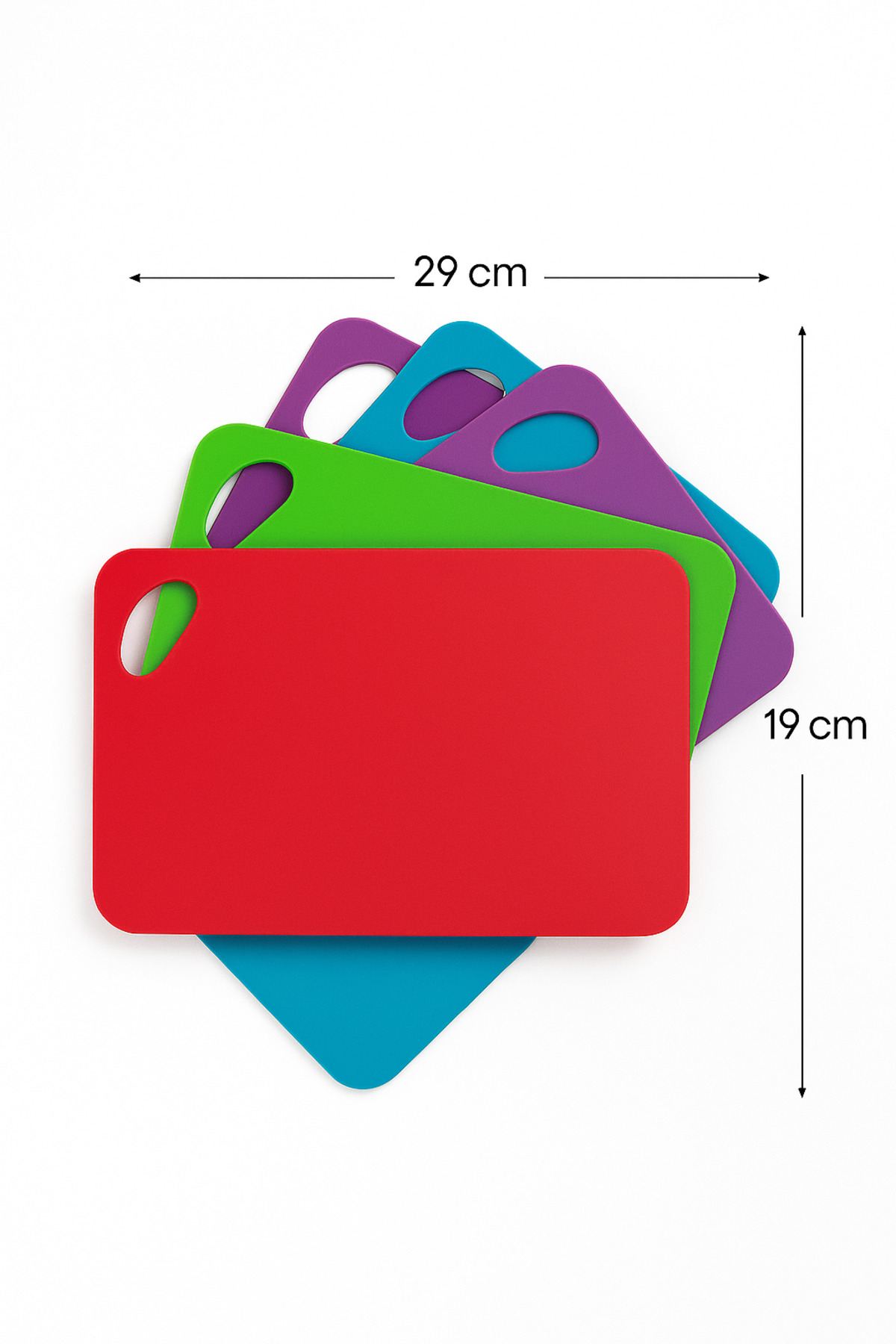 Set tocătoare (4 piese), 8681272043470, Multicolor