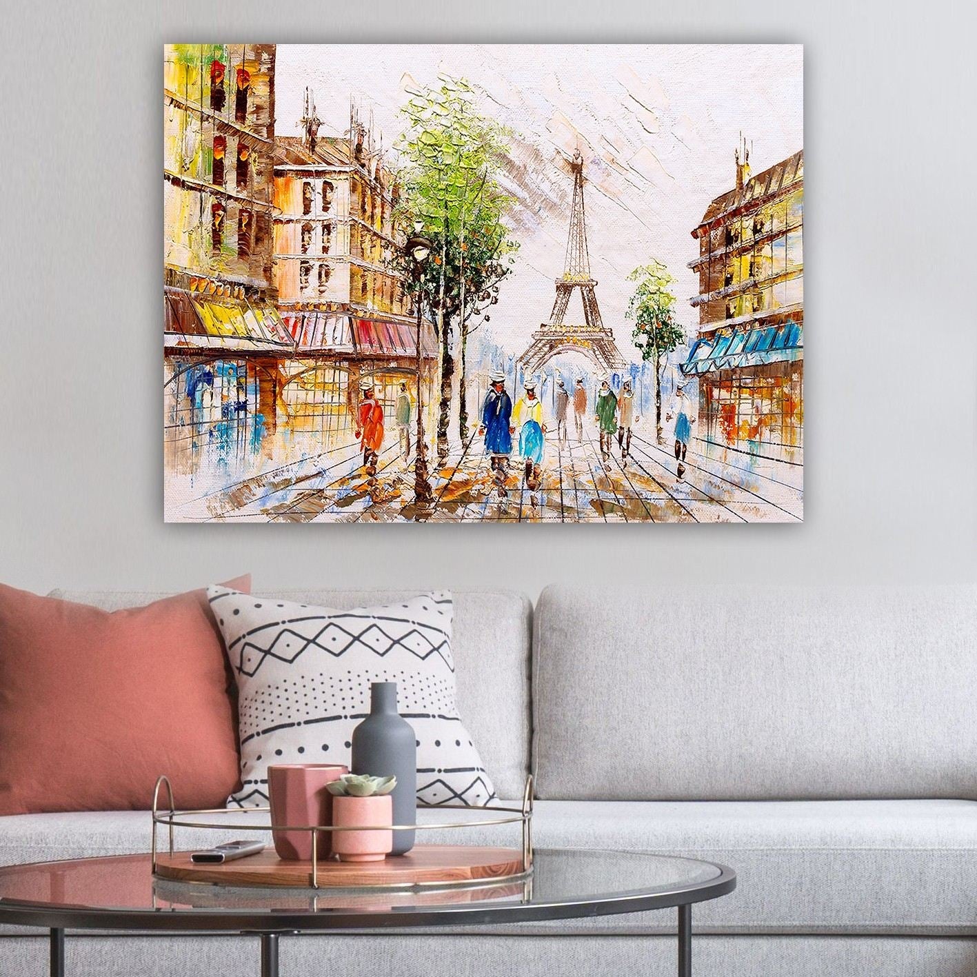 Tablou decorativ pe pânză, 644686126_70100, Multicolor