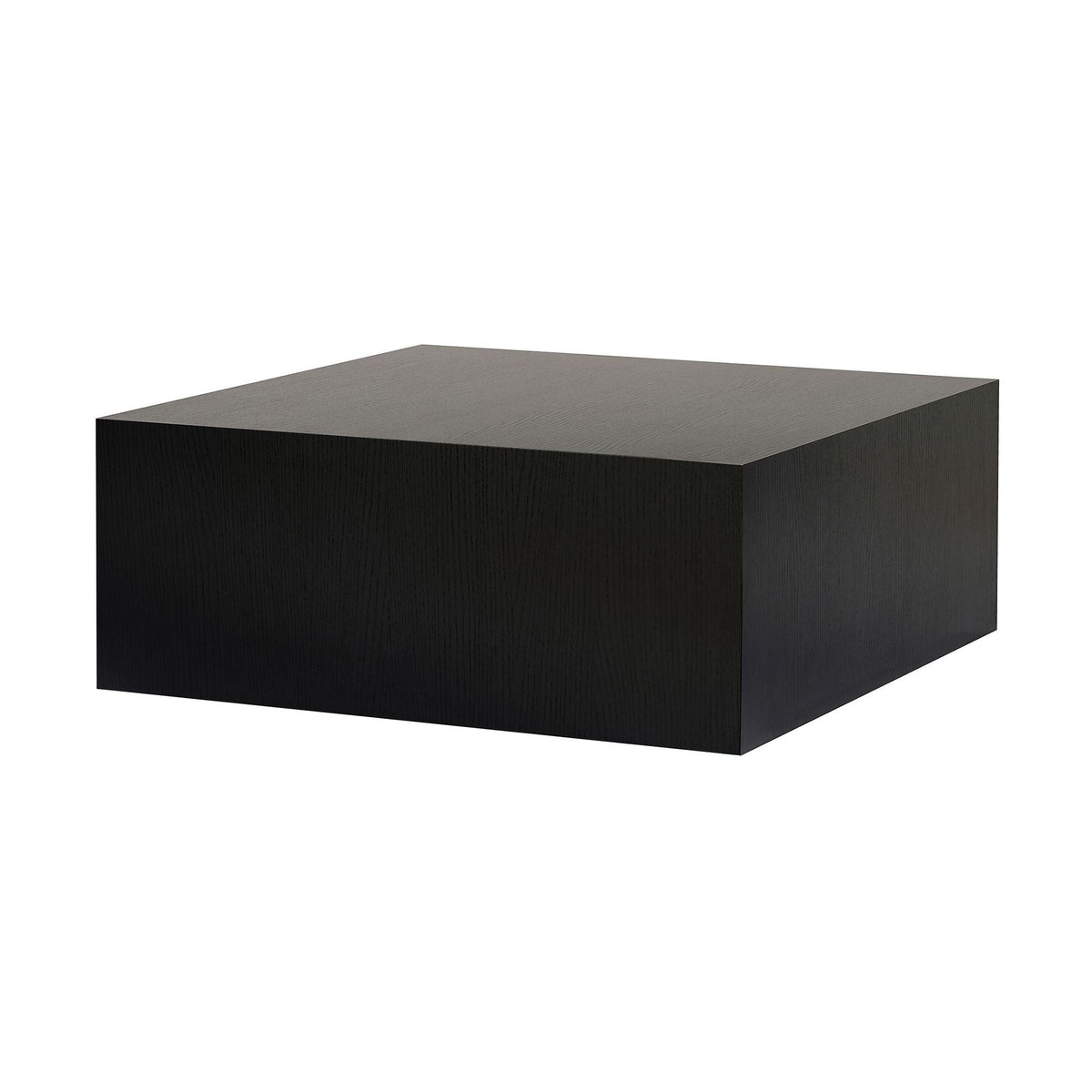 Măsuță de cafea, Prizma - Wood Black, Lemn Negru