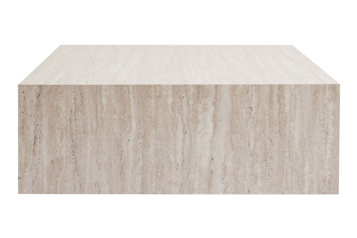 Măsuță de cafea, Prizma - Travertine, Travertin