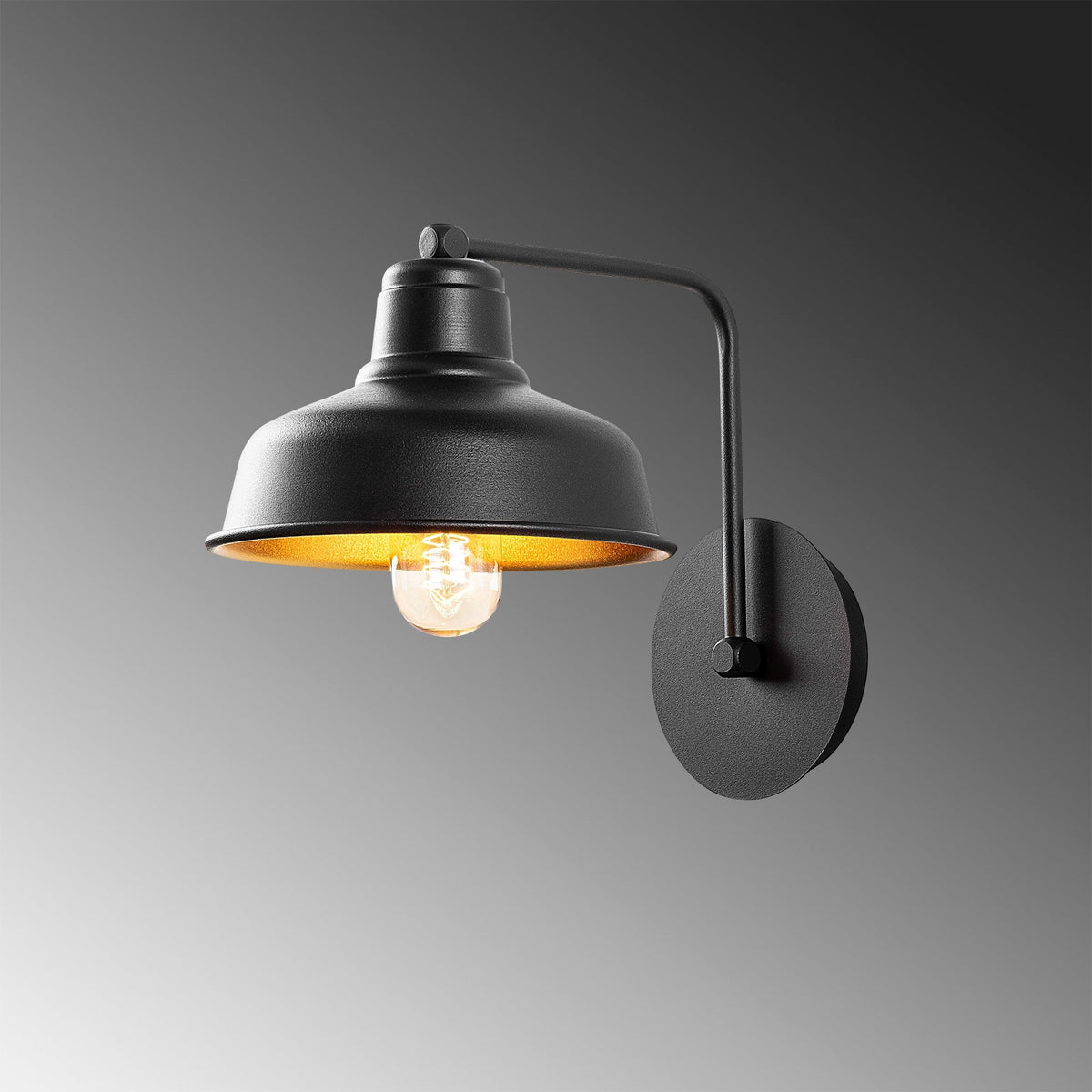 Aplică de perete, Berceste - 181BLACK-A, Negru