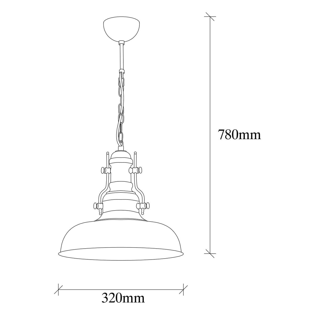 Candelabru, Berceste - 200-S, Negru