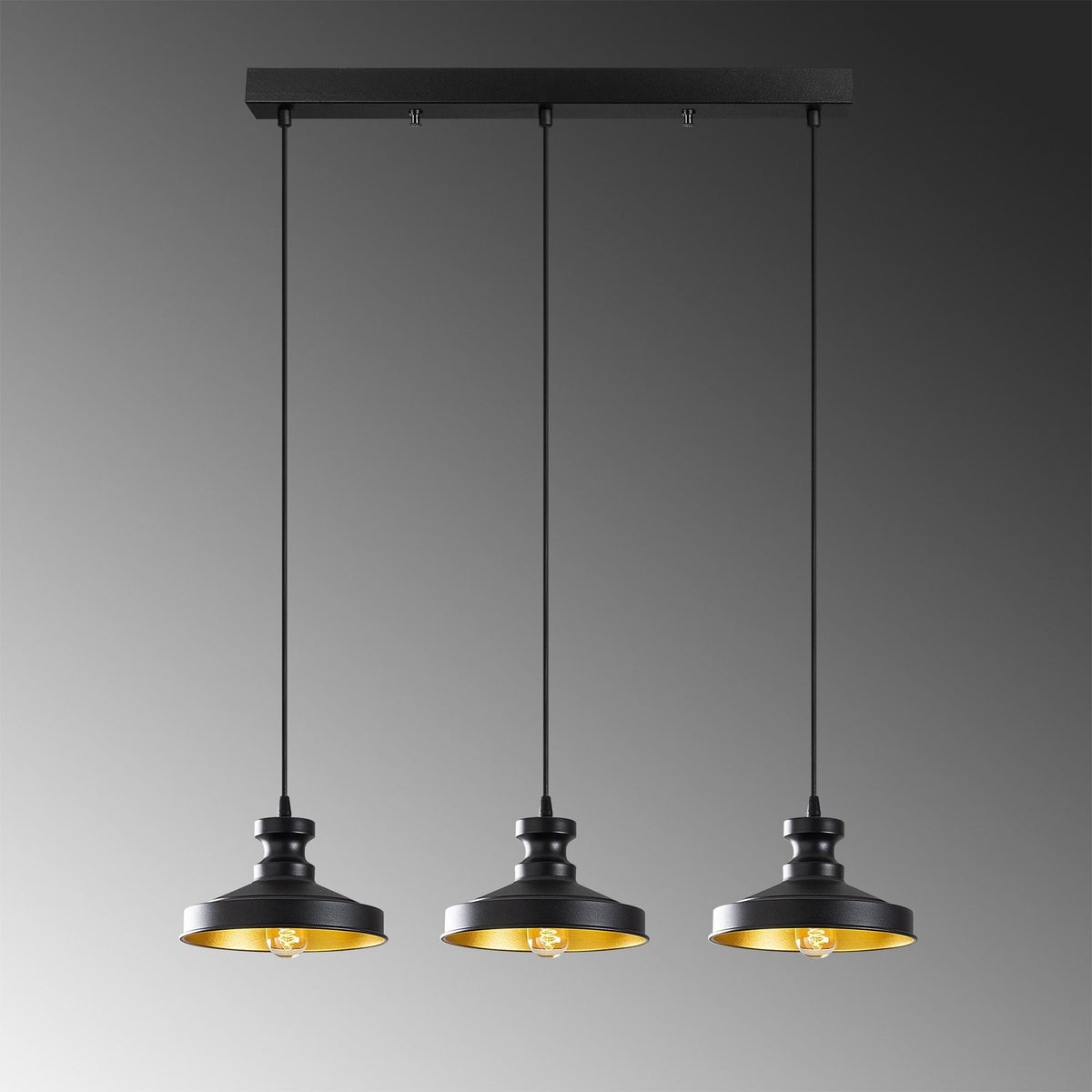 Candelabru, Berceste - 182BLACK-S1, Negru