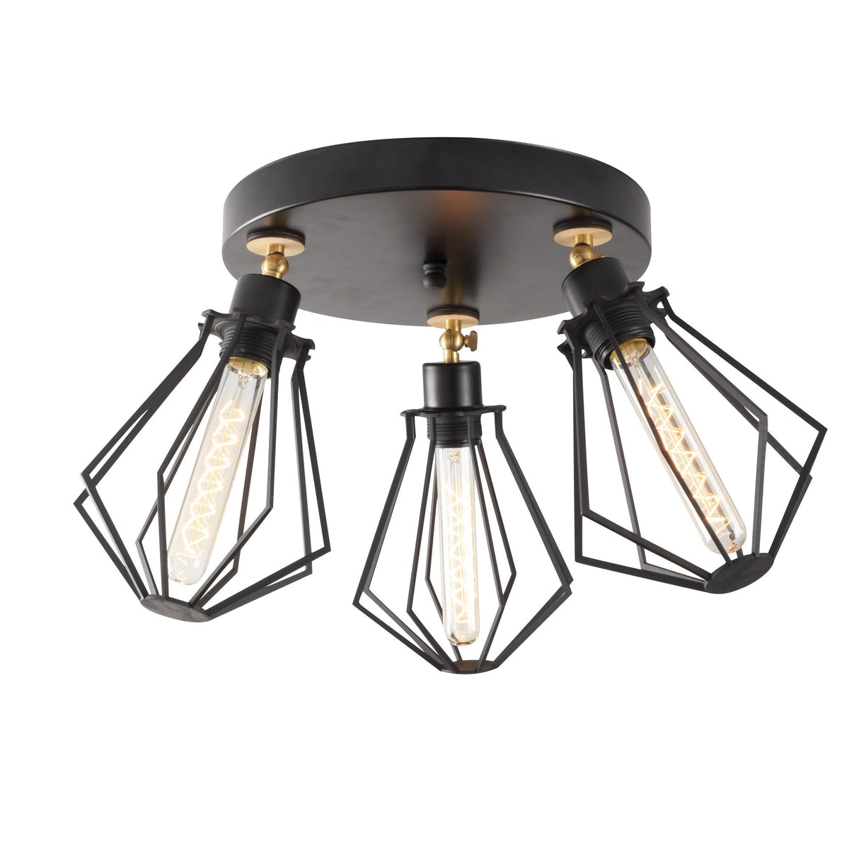Candelabru, Oylat - N-1041, Negru / Auriu