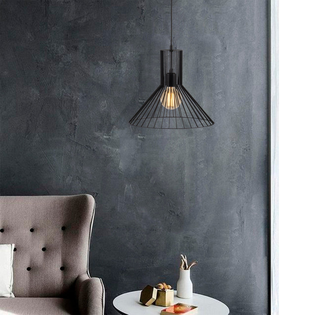 Candelabru, Fellini - MR - 757, Negru