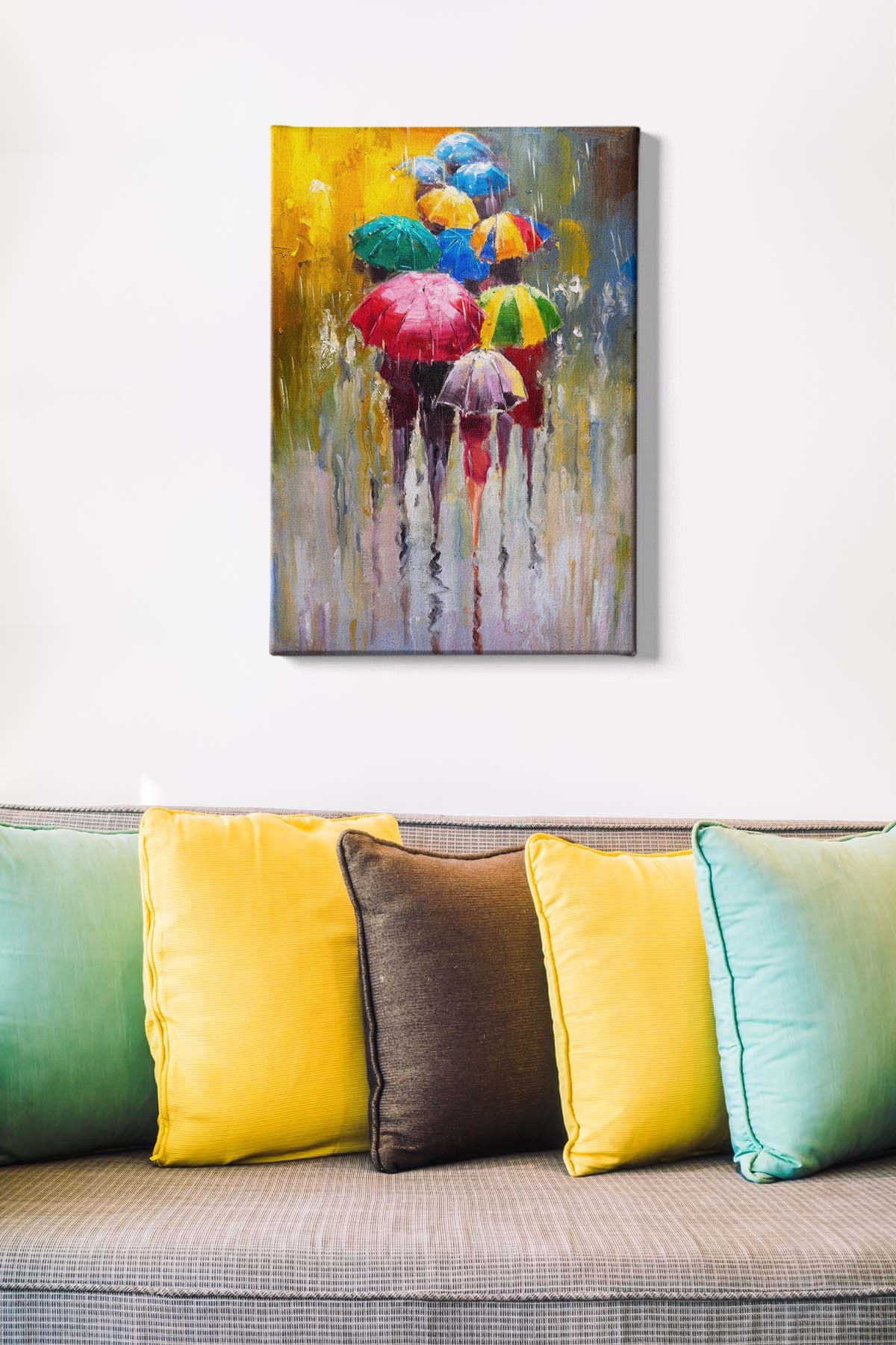 Tablou decorativ pe pânză, Kanvas Tablo (50 x 70) - 248, Multicolor
